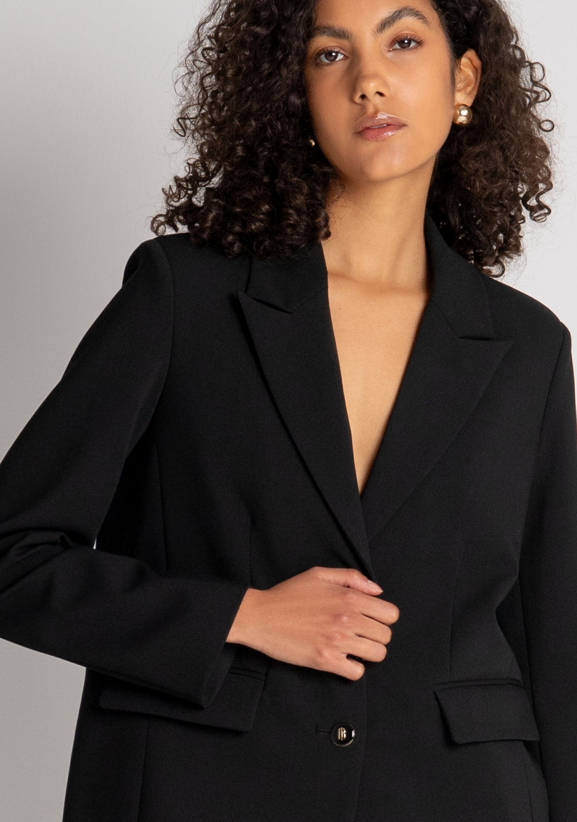 Blazer regular lungo monopetto FR26WJ3008W84901 FRACOMINA