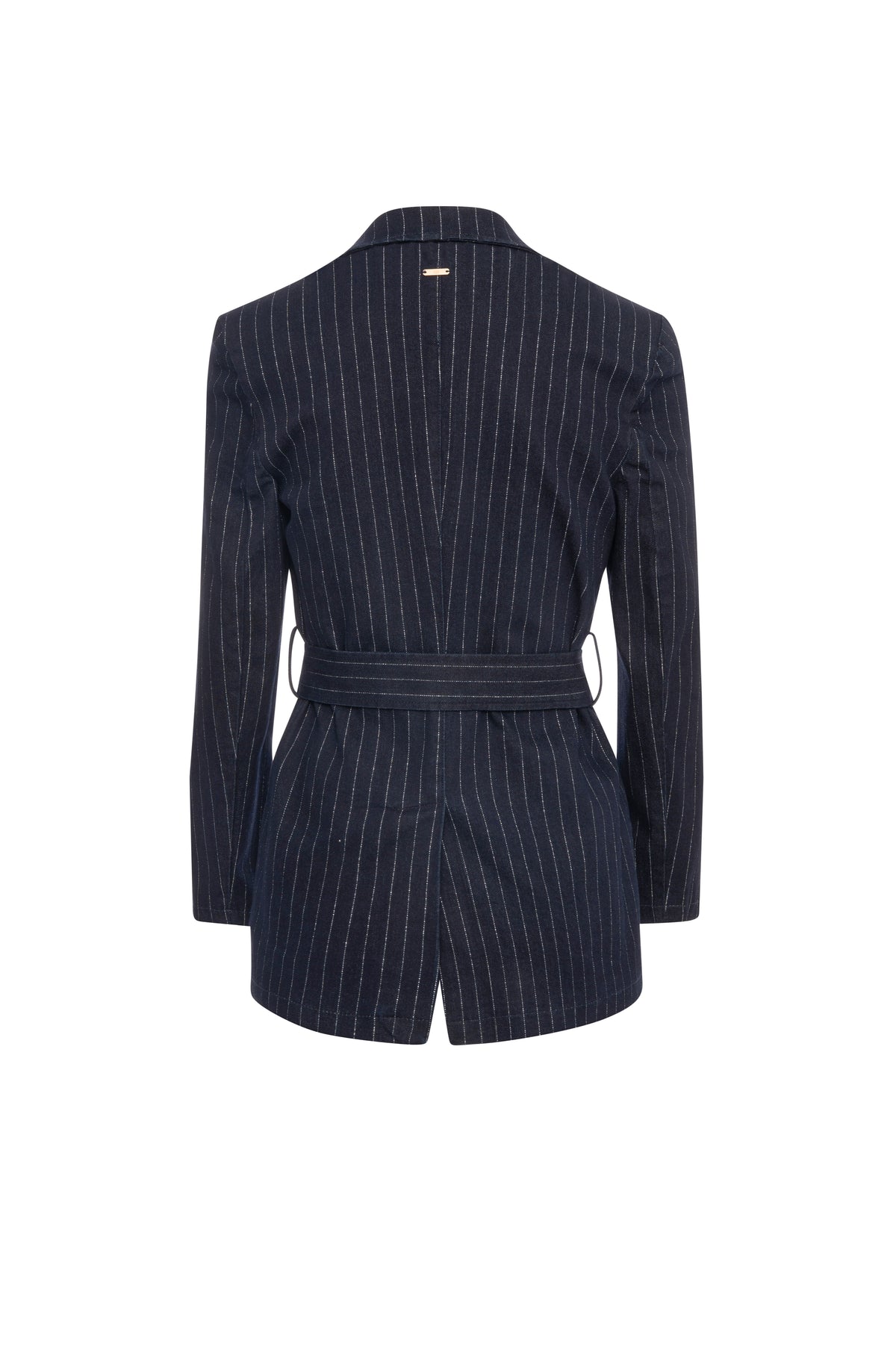 Blazer regular in denim gessato FR26WJ4013D407D4 FRACOMINA