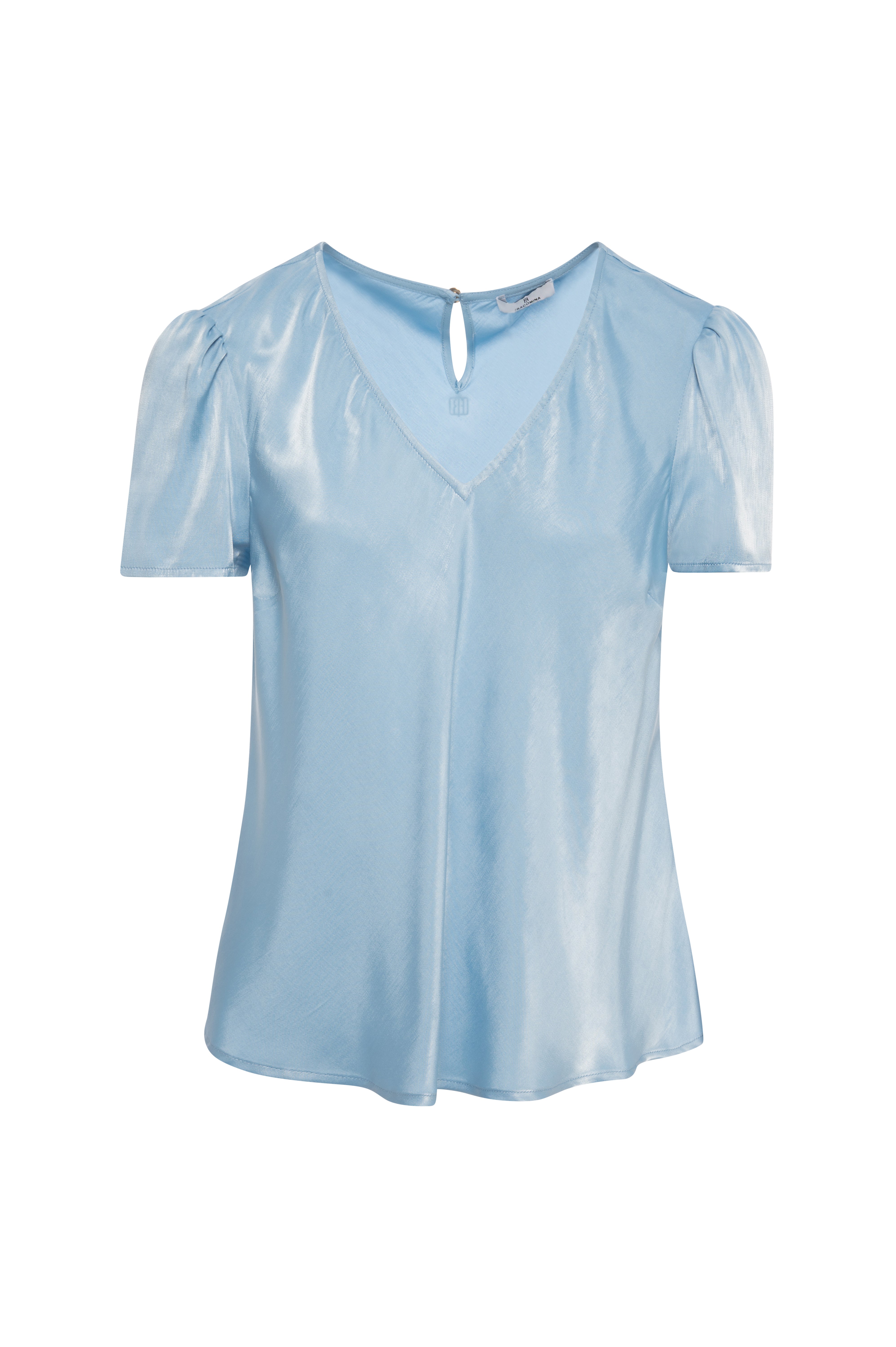 Top regular con scollo a V FRACOMINA — immagine 1 di 2