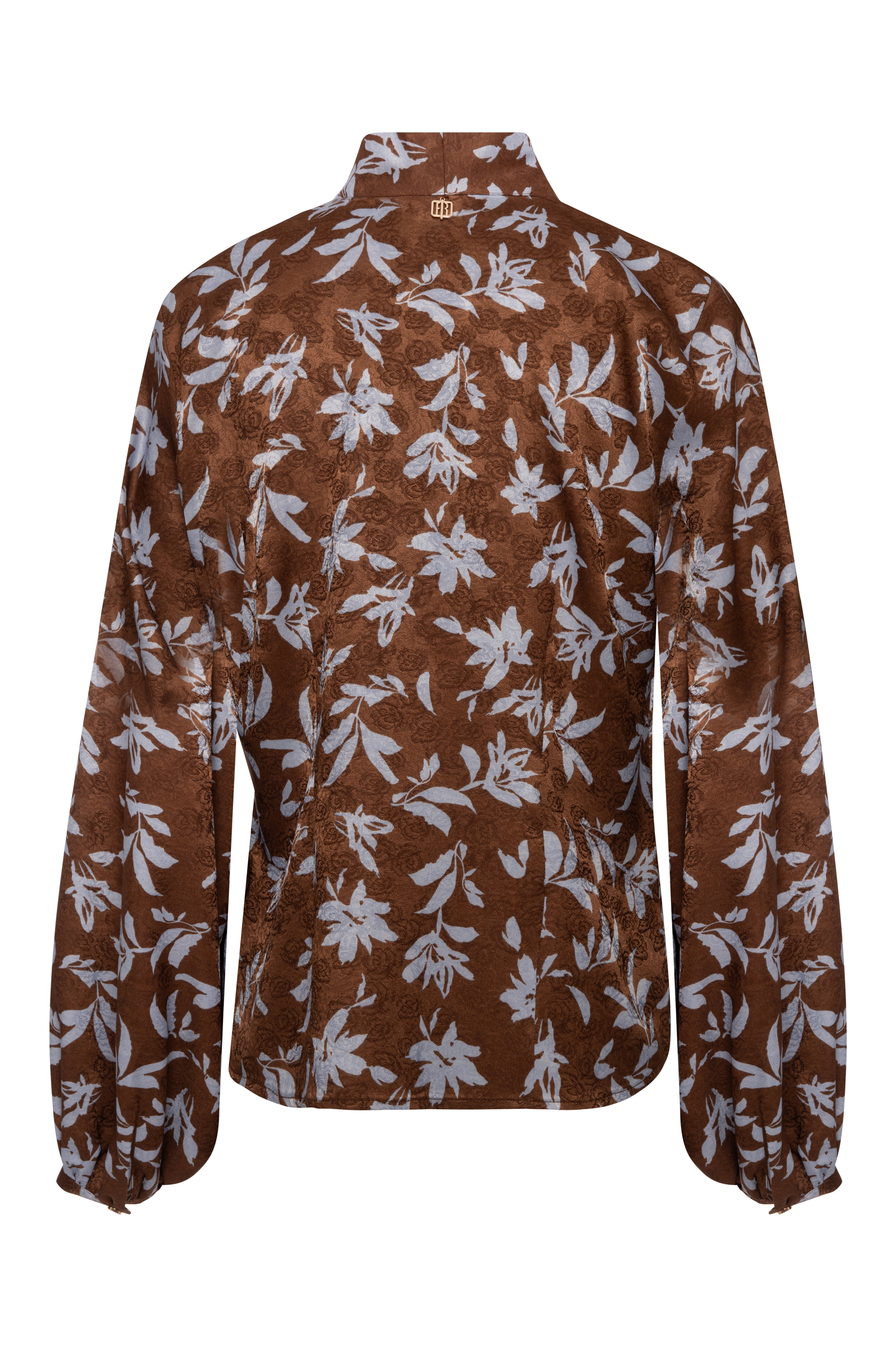 Blusa regular in fantasia floreale FRACOMINA — immagine 2 di 2