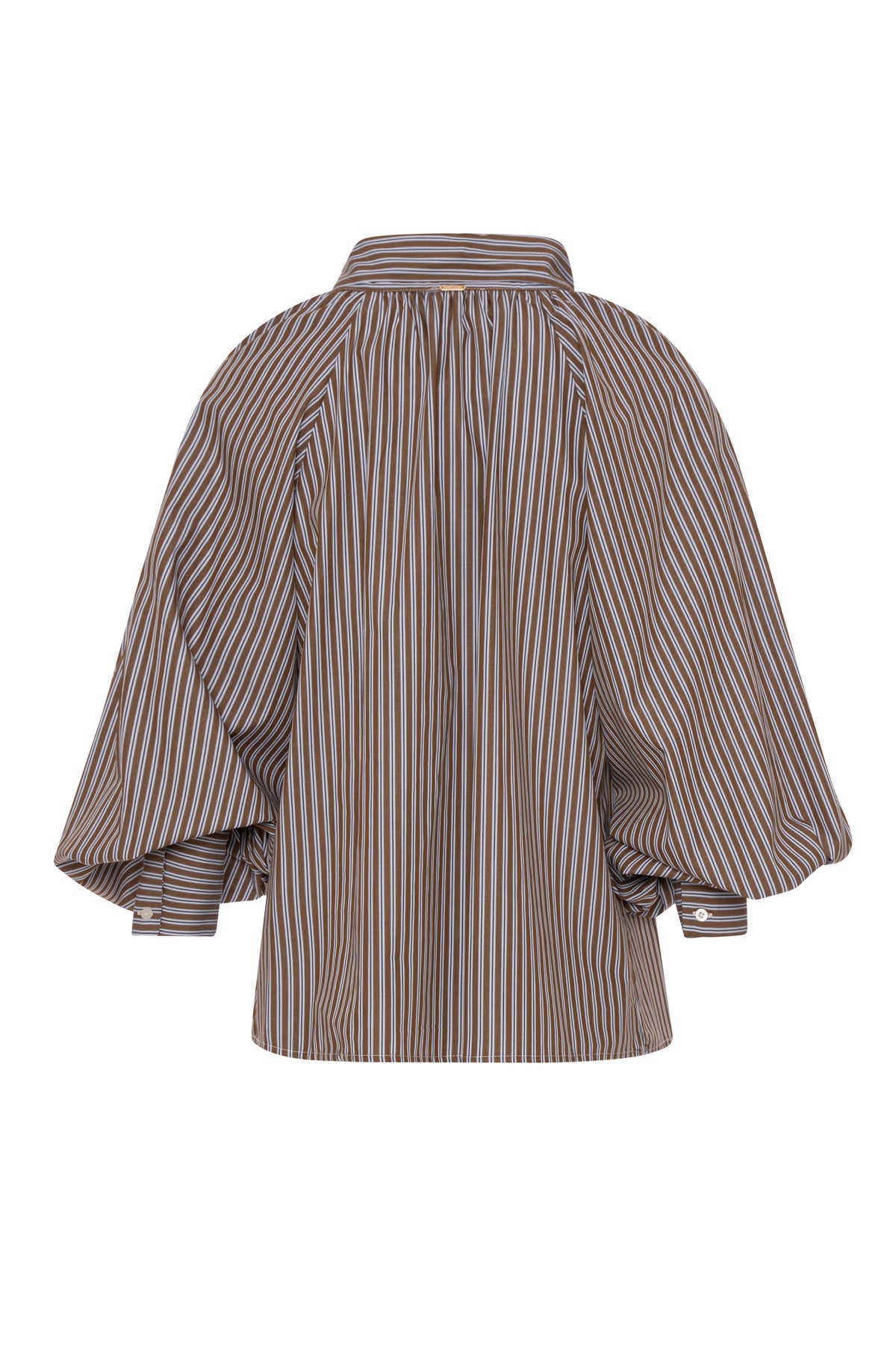 Blusa linea ad A in cotone a righe FR26WT1021W400N8 FRACOMINA