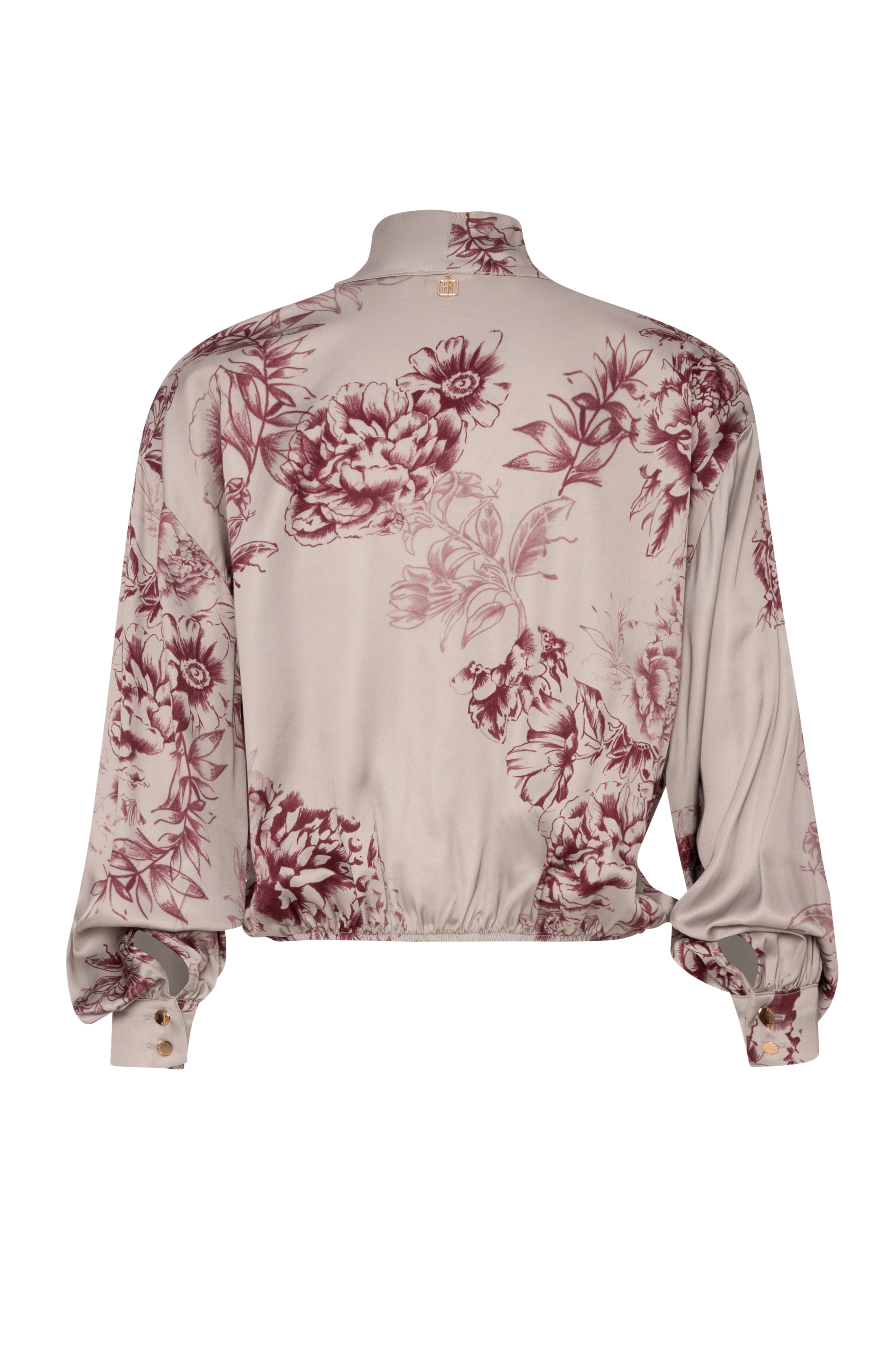 Blusa cropped in fantasia floreale FR26WT1024W583K2 FRACOMINA