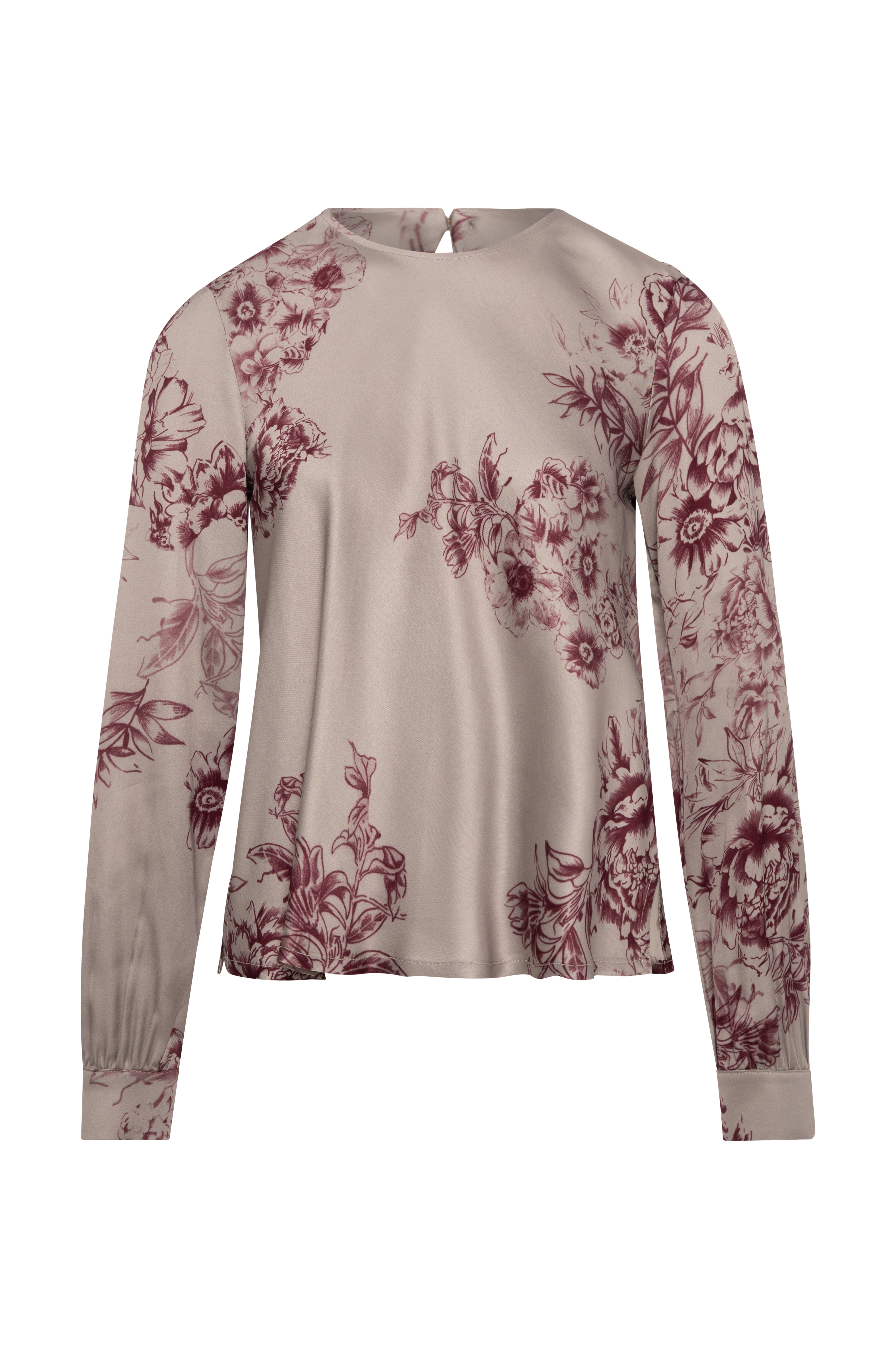 Blusa regular in fantasia floreale FRACOMINA — immagine 1 di 2