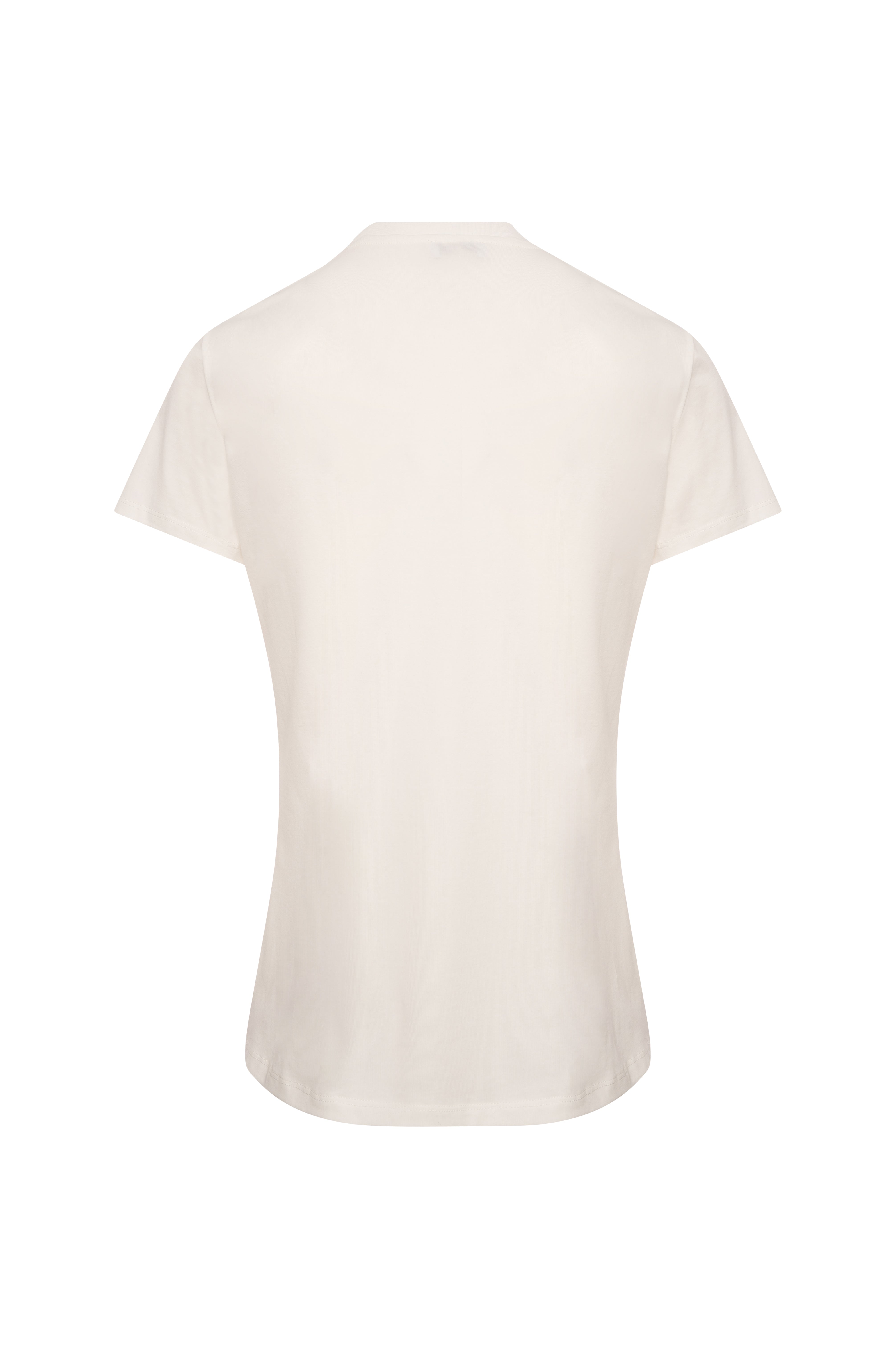 T-shirt regular in jersey di cotone stretch FRACOMINA — immagine 2 di 2
