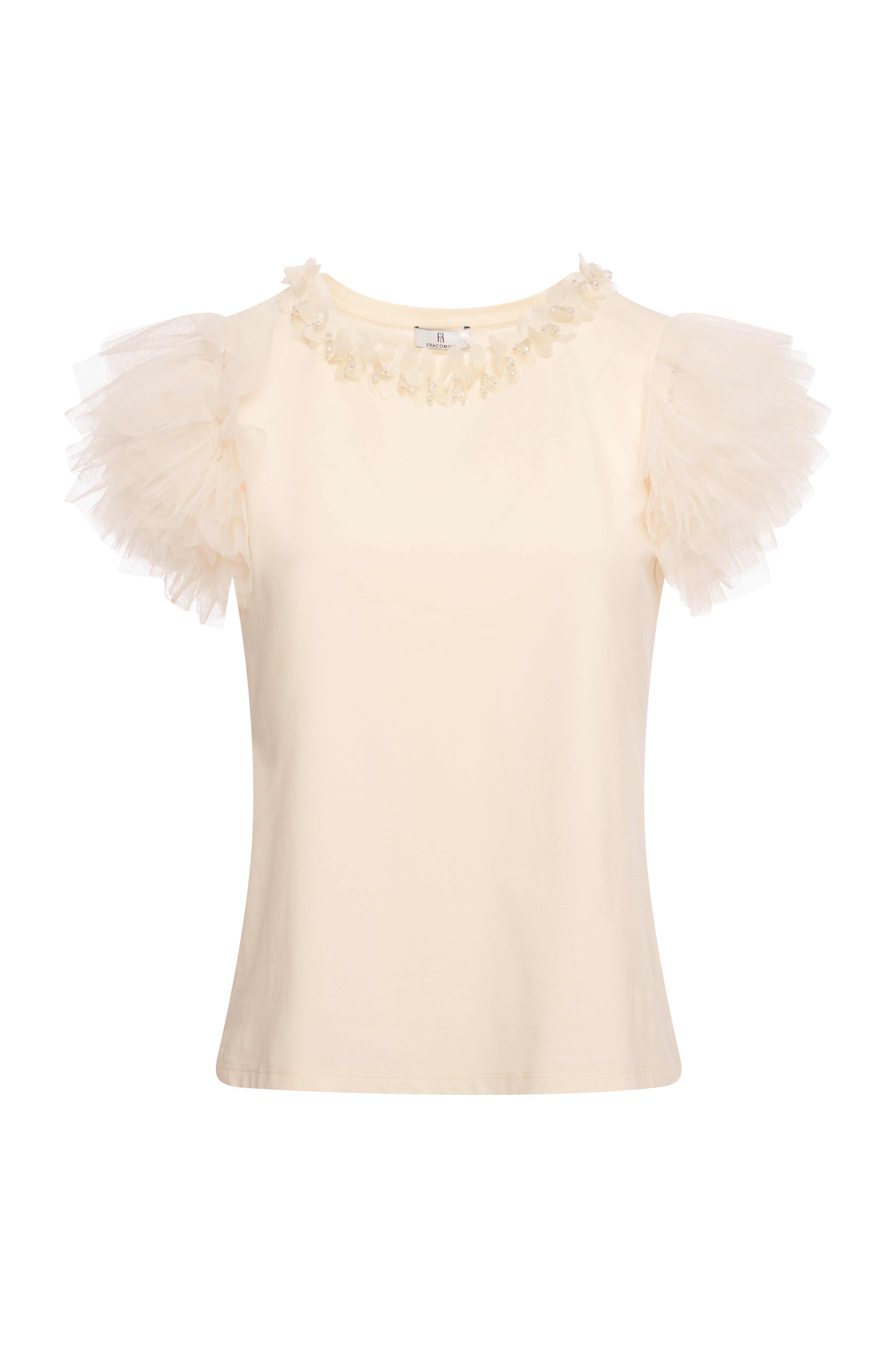 T-shirt regular in jersey di cotone FRACOMINA — immagine 1 di 2