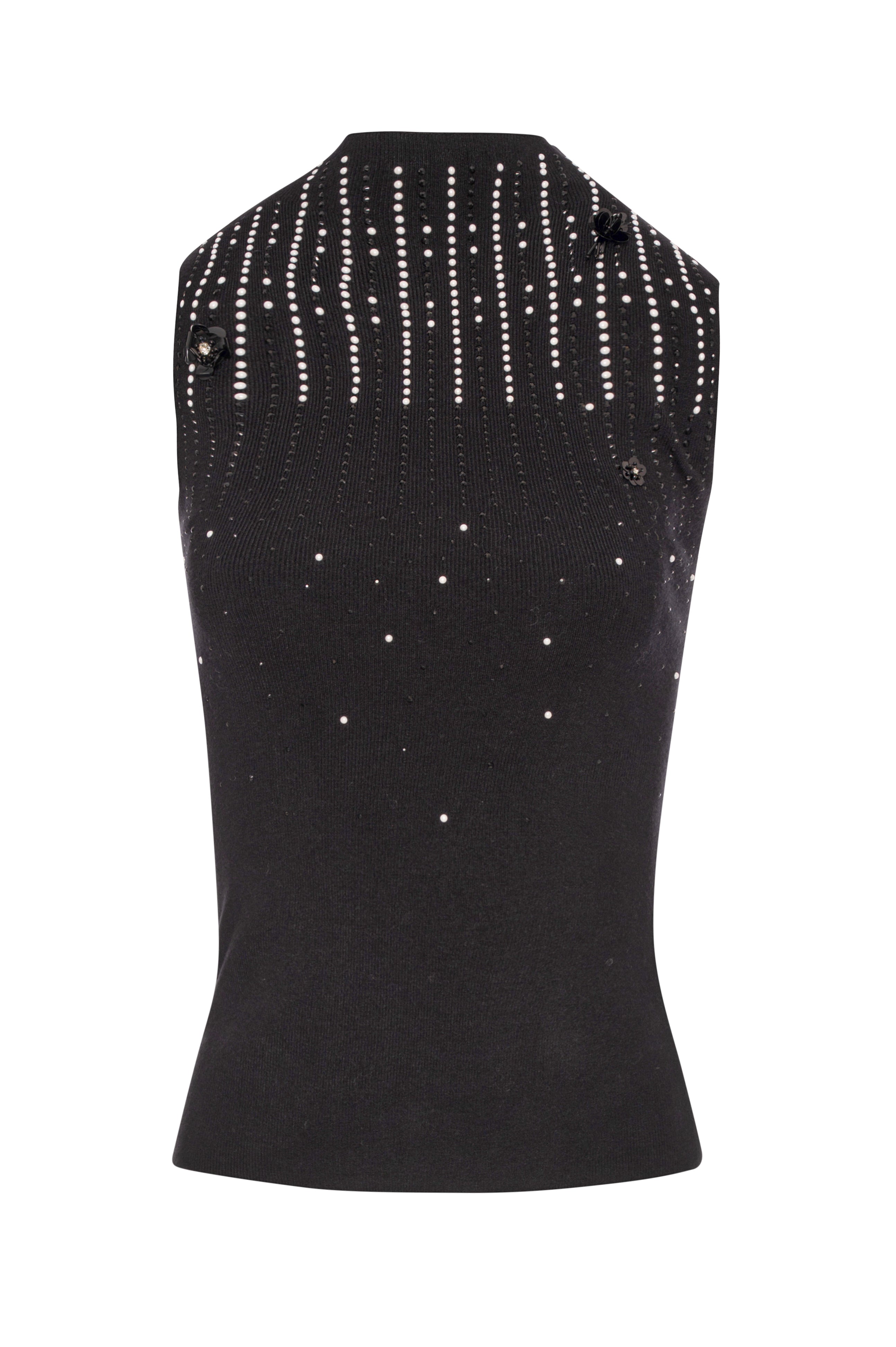 Top senza maniche in maglia FRACOMINA — immagine 1 di 8