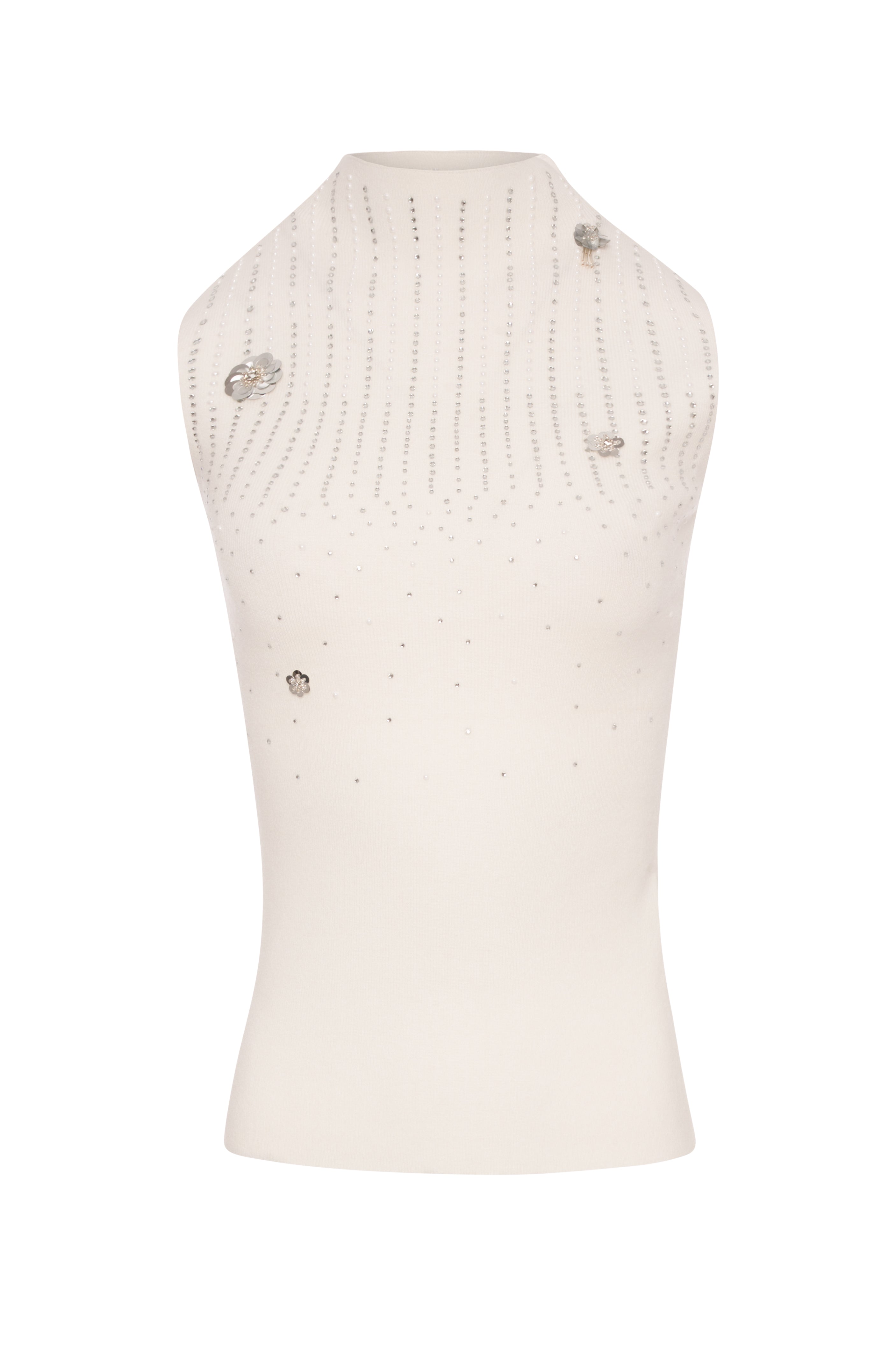Top senza maniche in maglia FRACOMINA — immagine 3 di 8