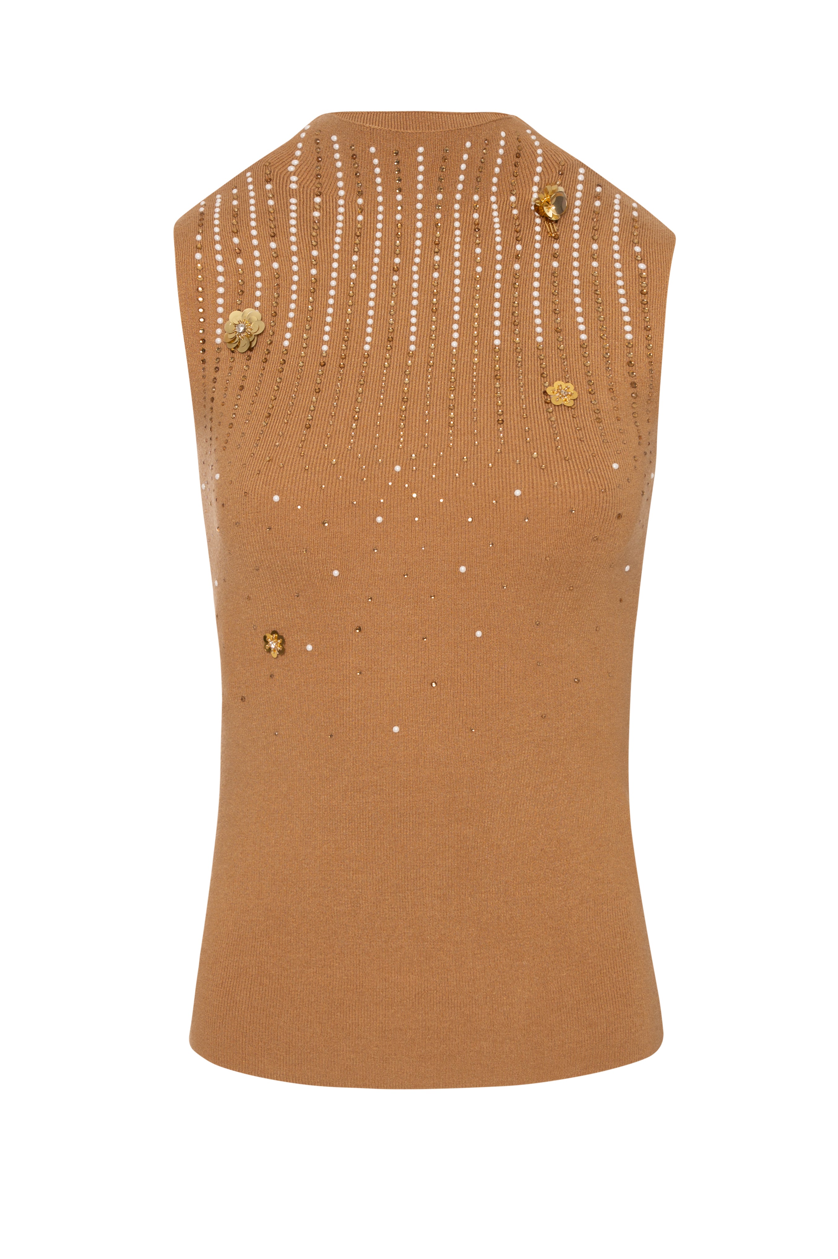 Top senza maniche in maglia FRACOMINA — immagine 5 di 8