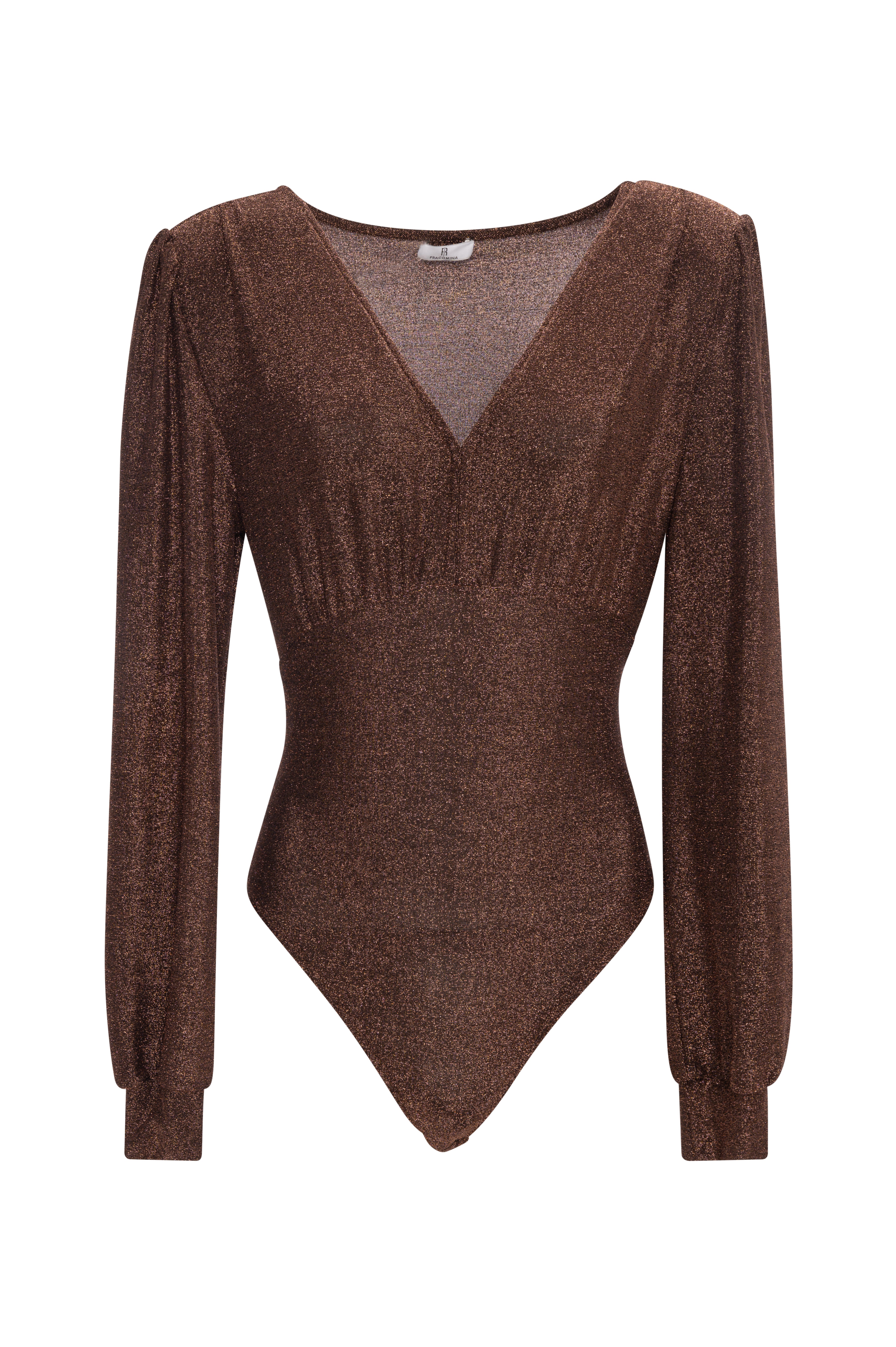 Body slim con lurex FRACOMINA — immagine 4 di 5