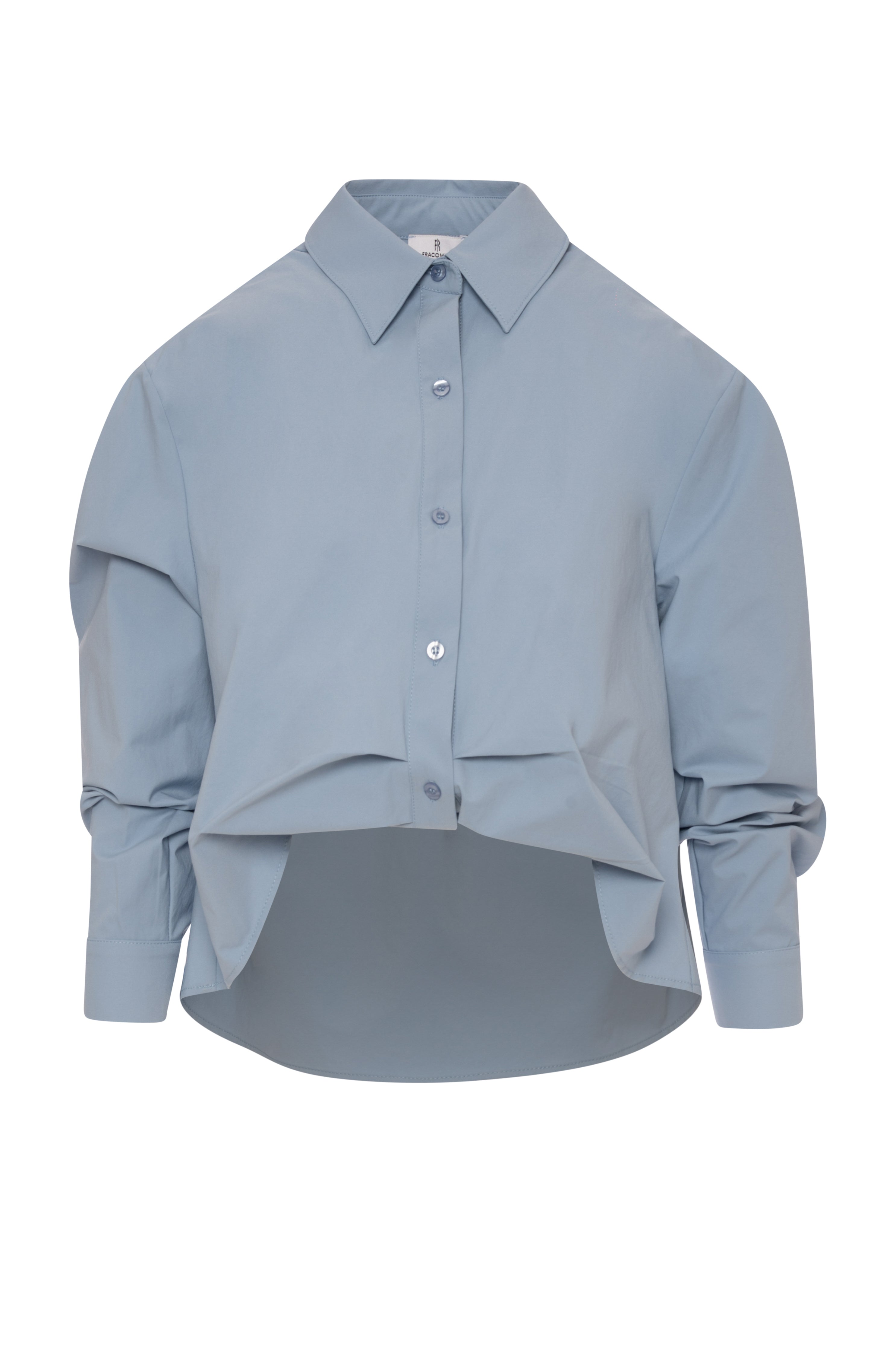Camicia cropped con colletto classico FRACOMINA — immagine 1 di 3