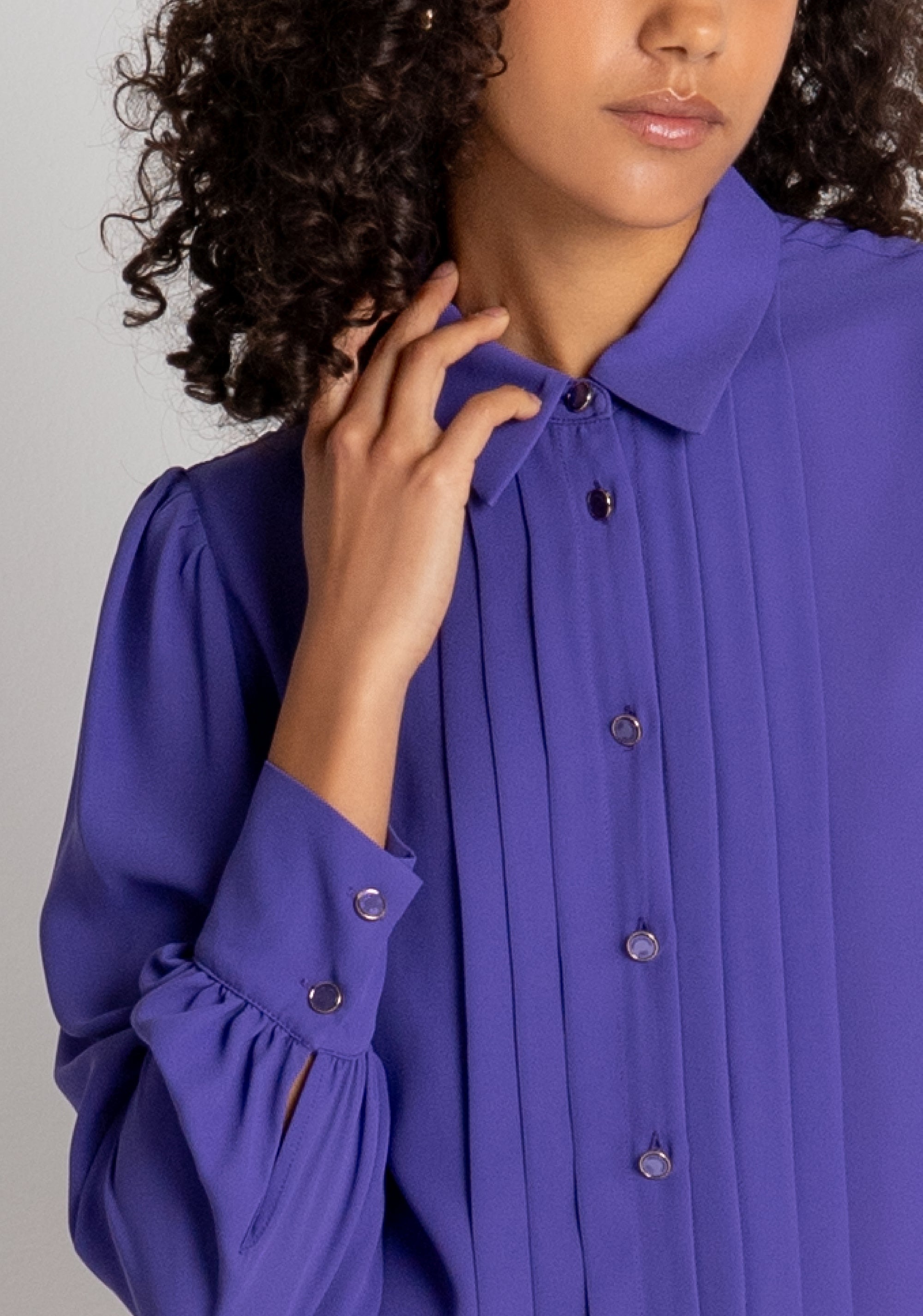 Camicia regular in georgette FR26WT6019W41201 FRACOMINA