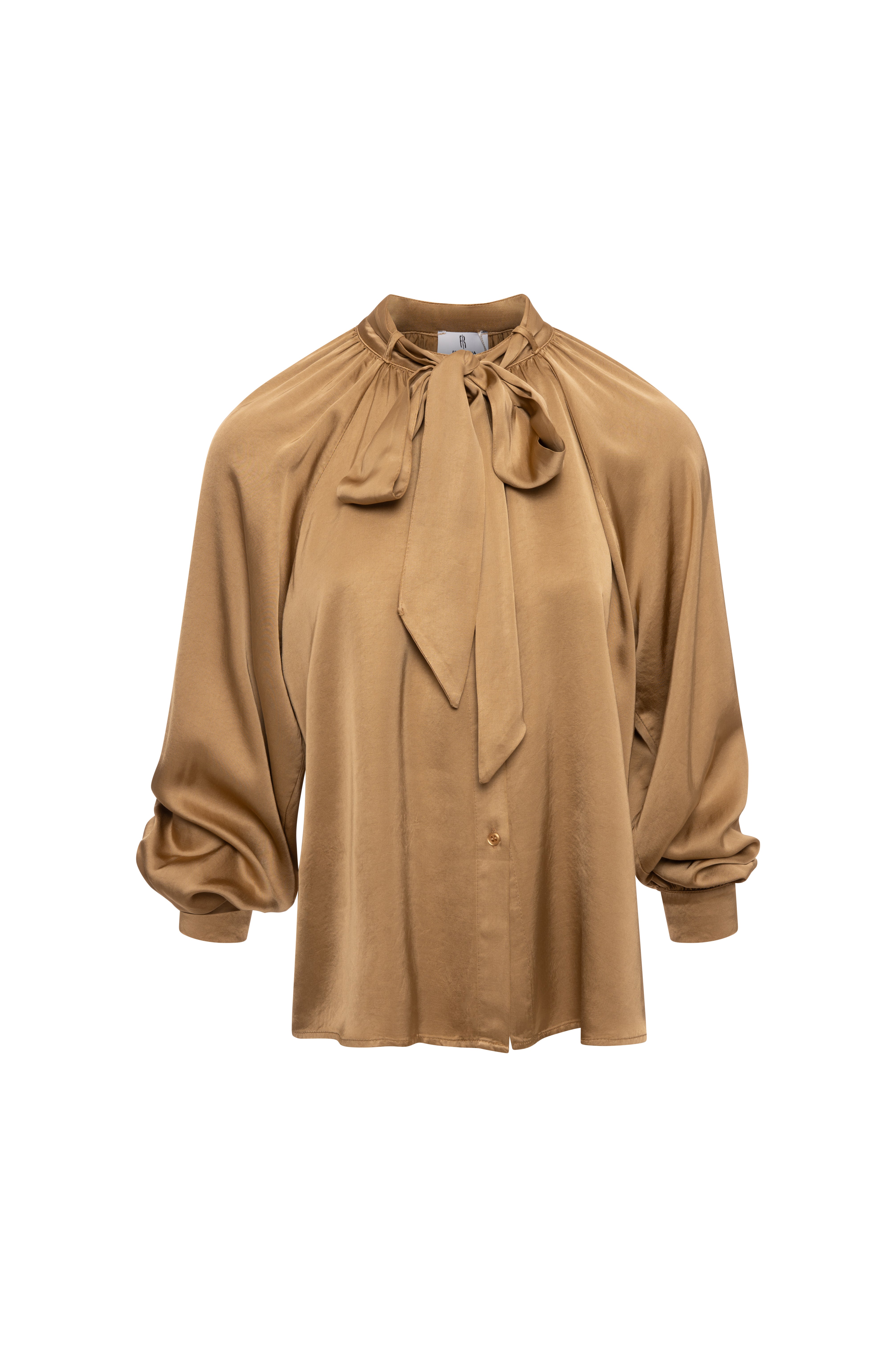 Blusa linea ad A in raso FRACOMINA — immagine 1 di 2