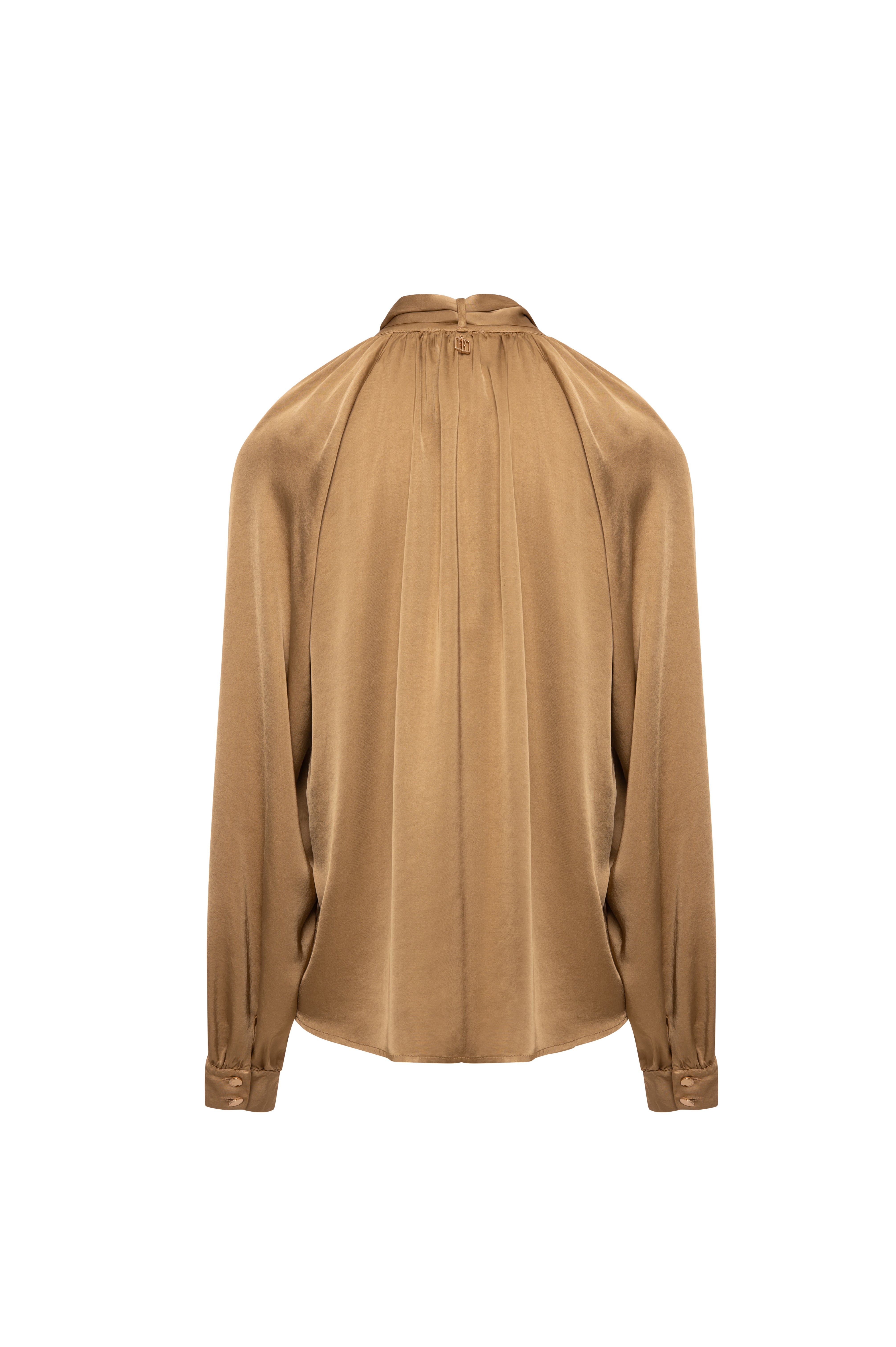 Blusa linea ad A in raso FRACOMINA — immagine 2 di 2