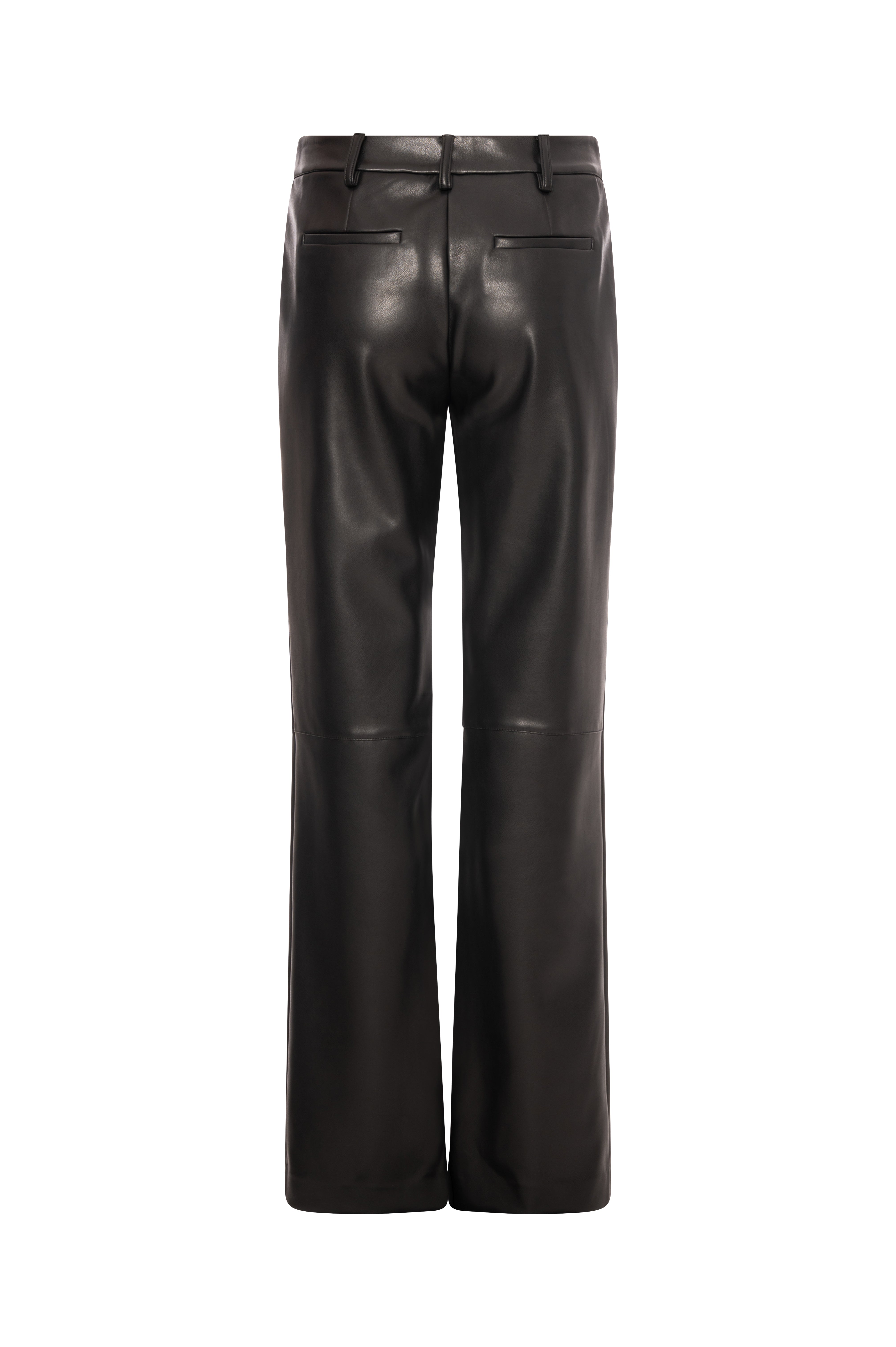 Pantalone regular in finta pelle FR26WV2008P41101 FRACOMINA