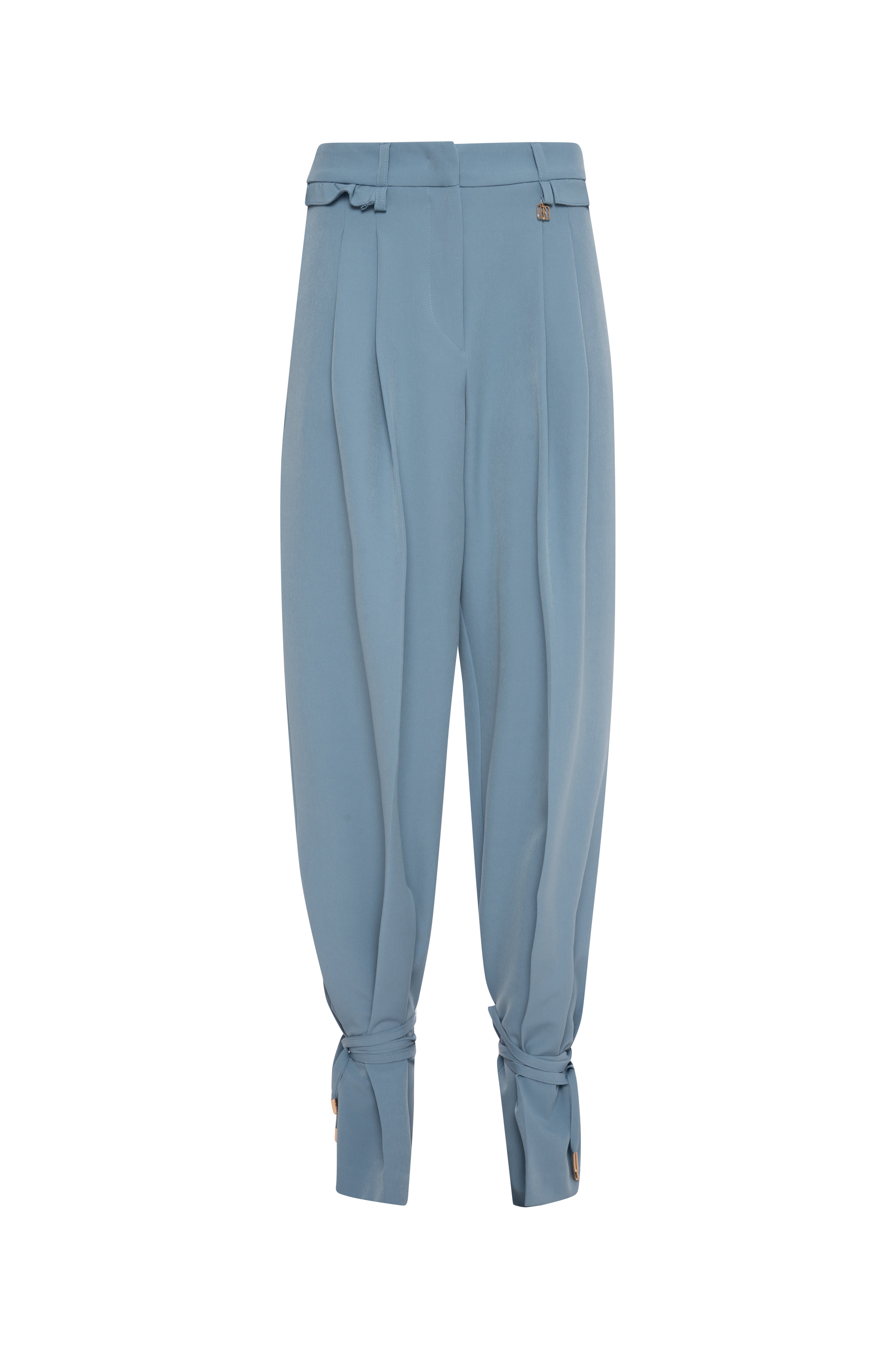 Pantalone carrot in tessuto fluido FRACOMINA — immagine 1 di 2