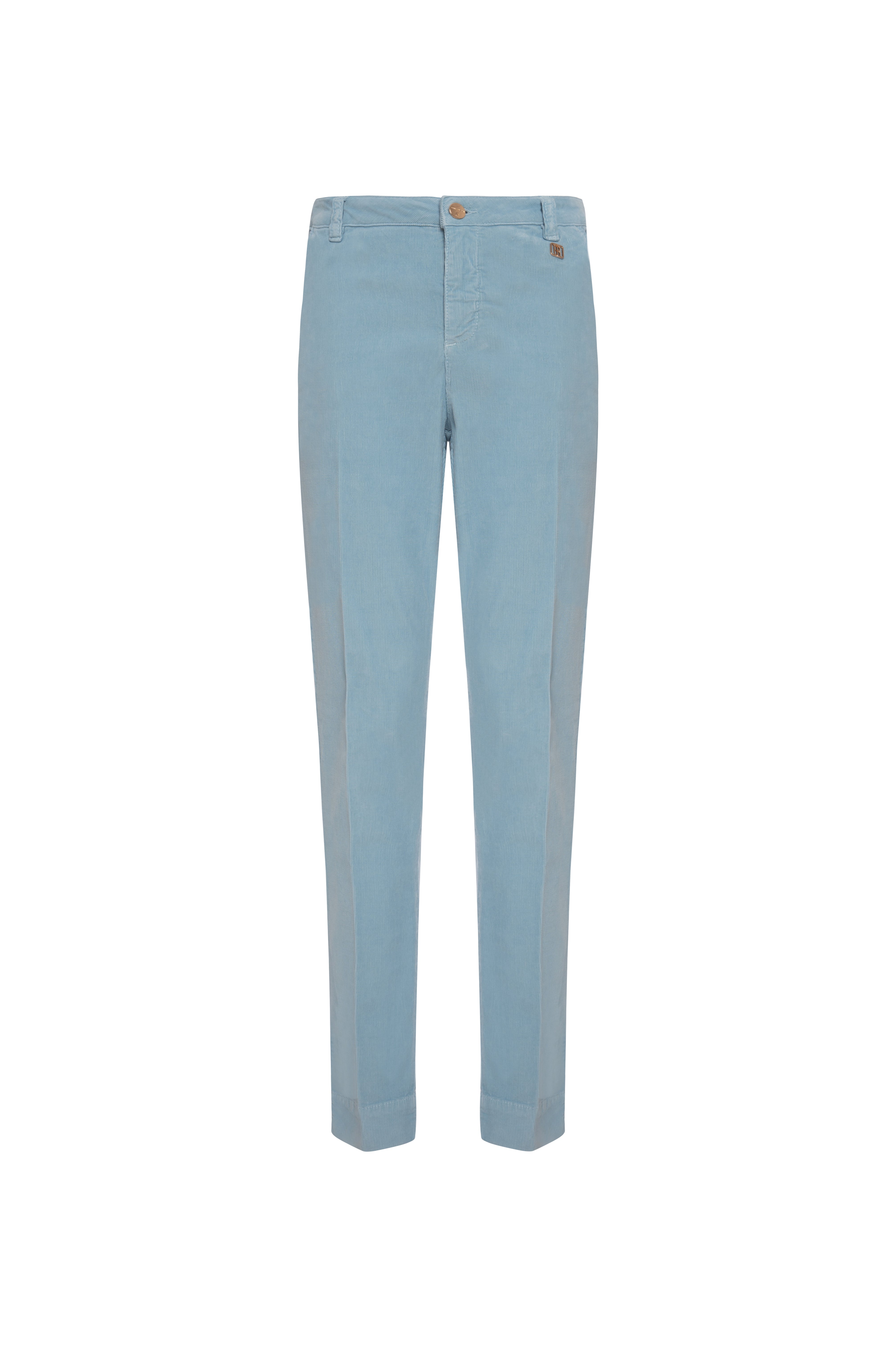Pantalone slim in velluto 1000 righe FRACOMINA — immagine 1 di 2