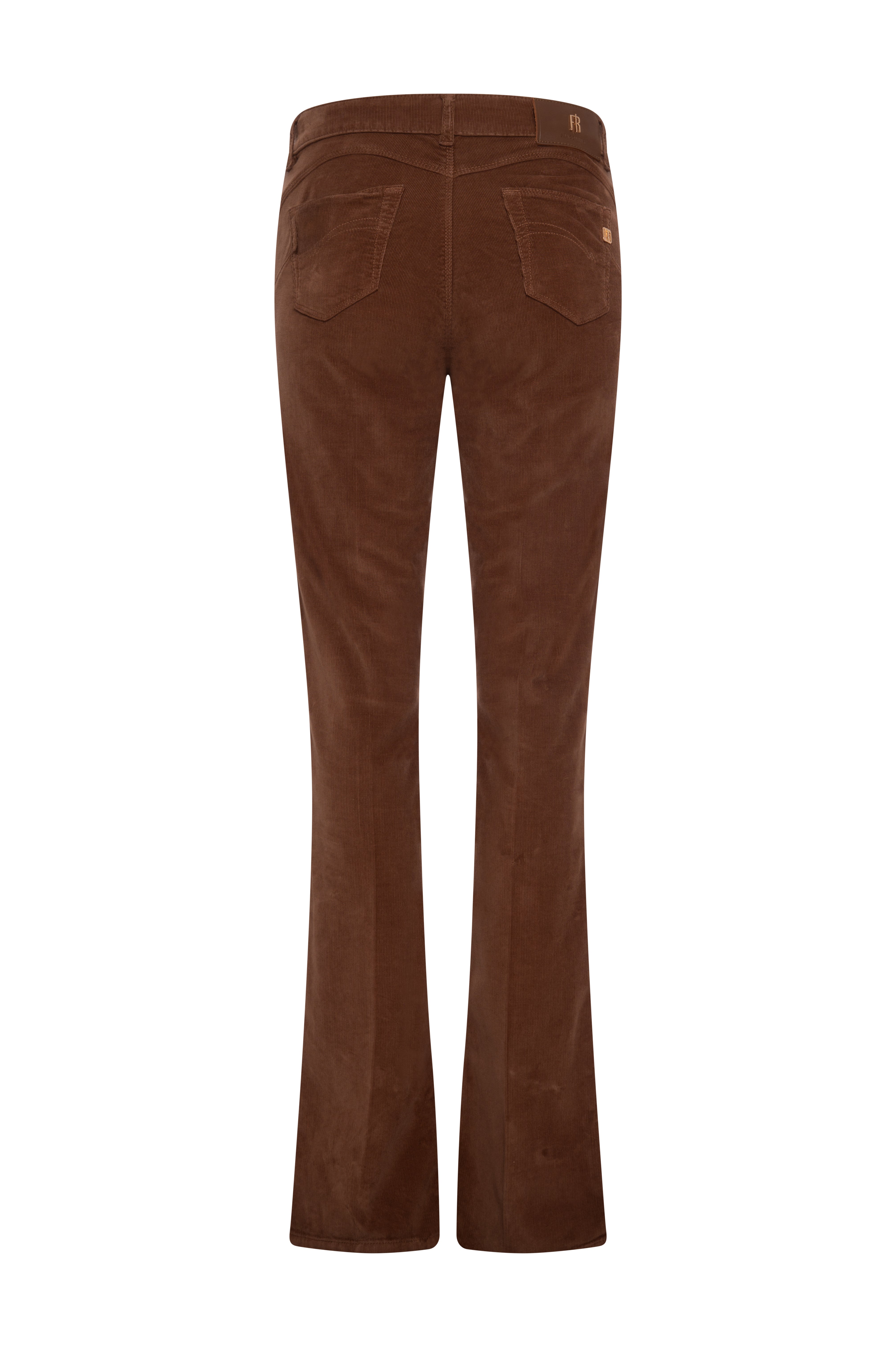 Pantalone bootcut in velluto 1000 righe FRACOMINA — immagine 2 di 2