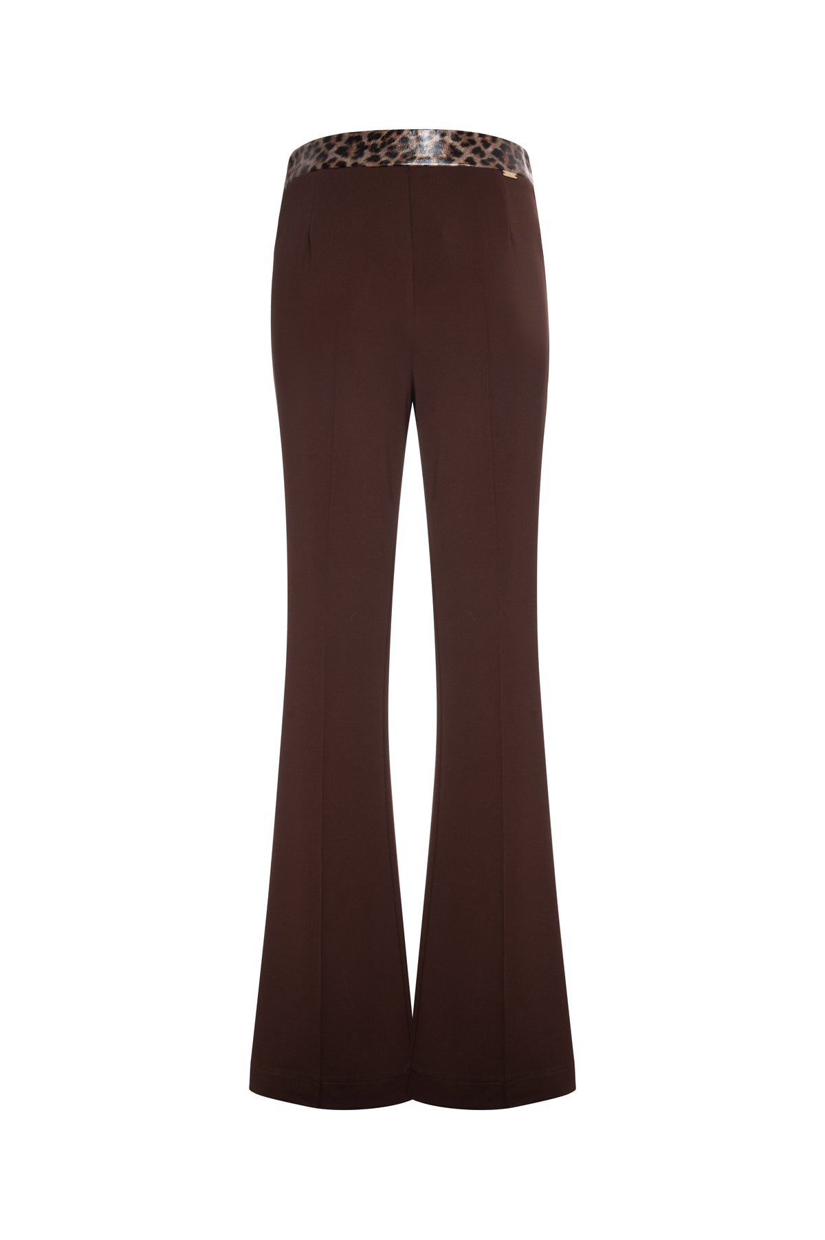 Pantalone bootcut con dettagli animalier FR26WVA007W68601-K06 Fracomina