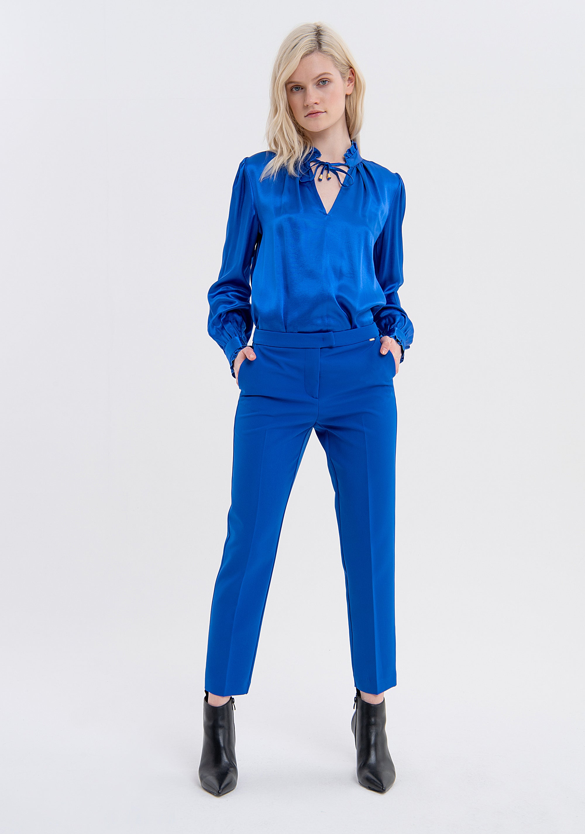 Pantaloni slim in tessuto tecnico FS23WV2003W42901 FRACOMINA