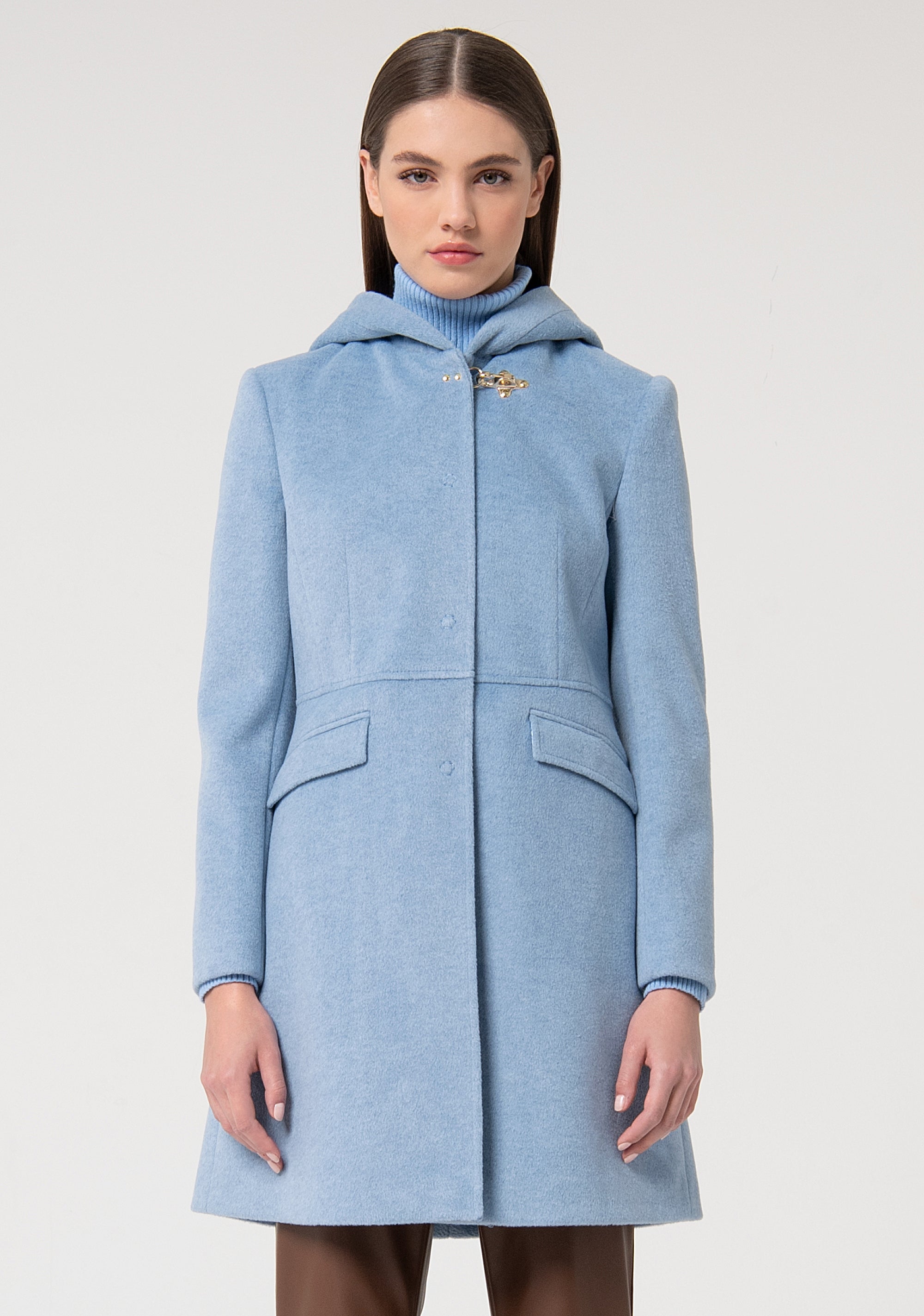 Cappotto regular con cappuccio FS24WC1009W75801 FRACOMINA