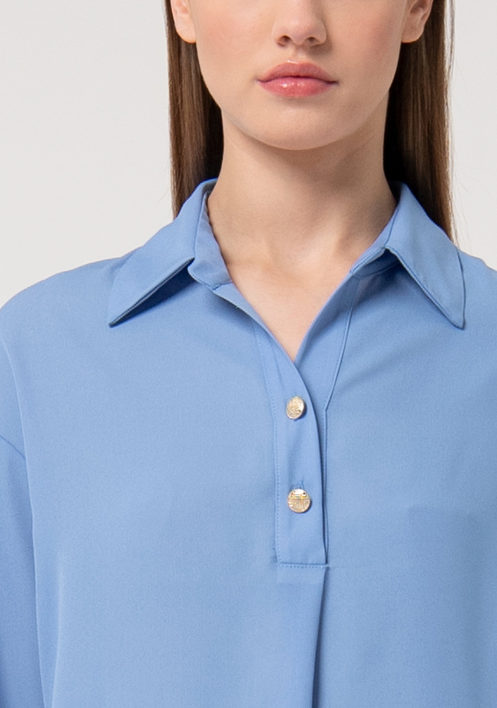 Blusa linea ad A con colletto classico FS24WT1010W41201-422 Fracomina