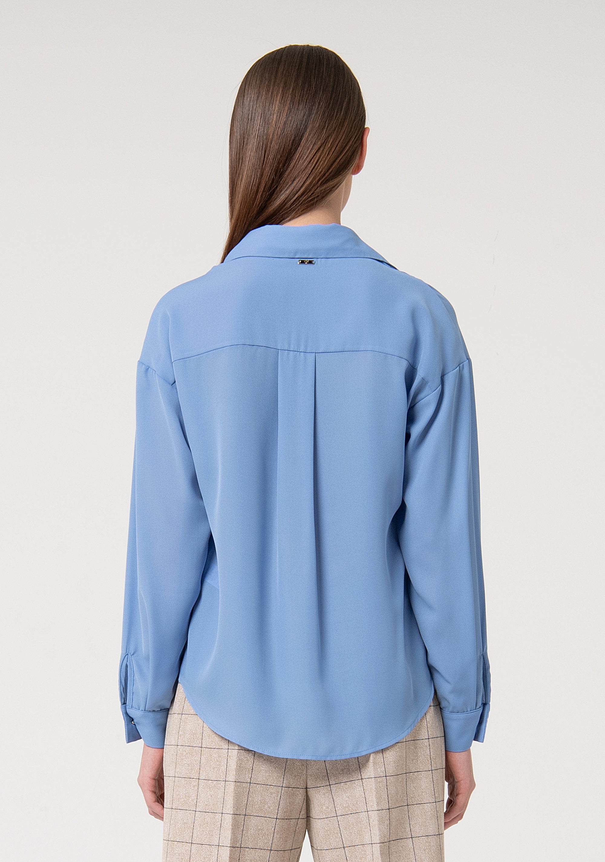 Blusa linea ad A con colletto classico FS24WT1010W41201-422 Fracomina