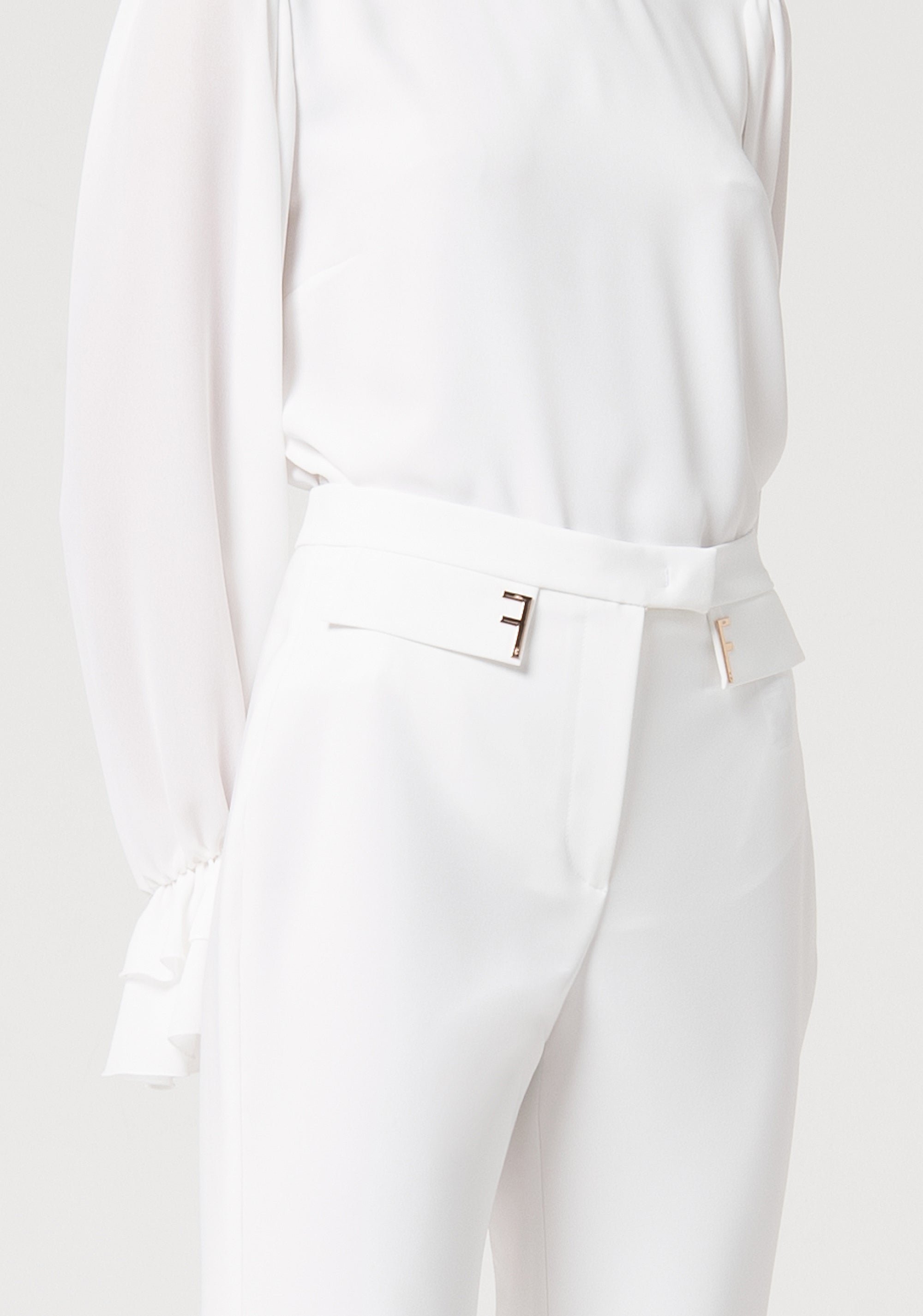 Pantalone regular a palazzo in tessuto stretch FS24WV3005W42901-278 Fracomina