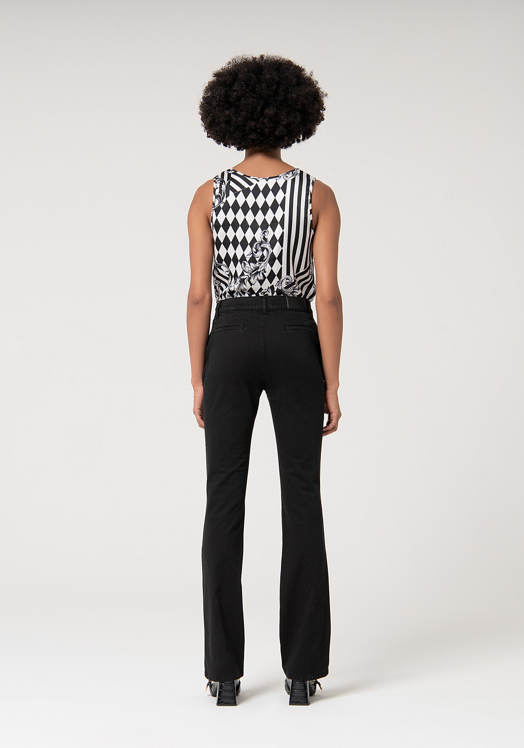 Pantalone bootcut in fustagno FS24WVA003W70201-053 Fracomina