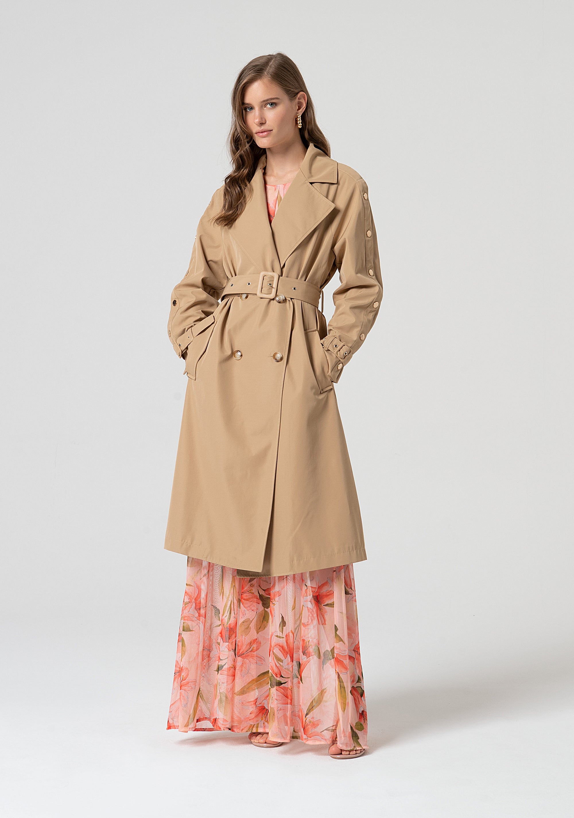 Trench Fracomina Capispalla Capispalla Twin Cappotti Twin Set