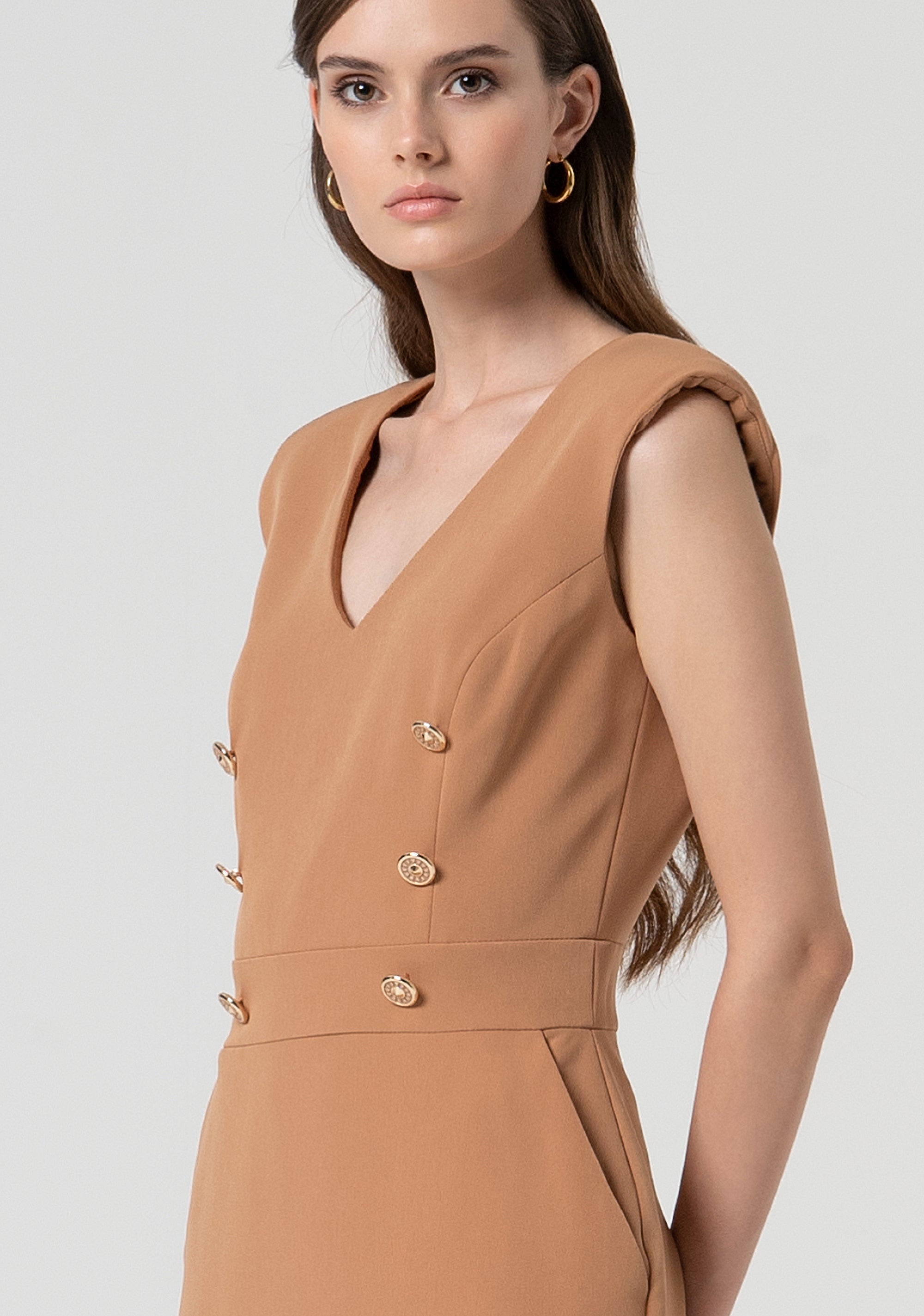 Abito a tubino slim midi FS25SD1005W42901-E11 Fracomina