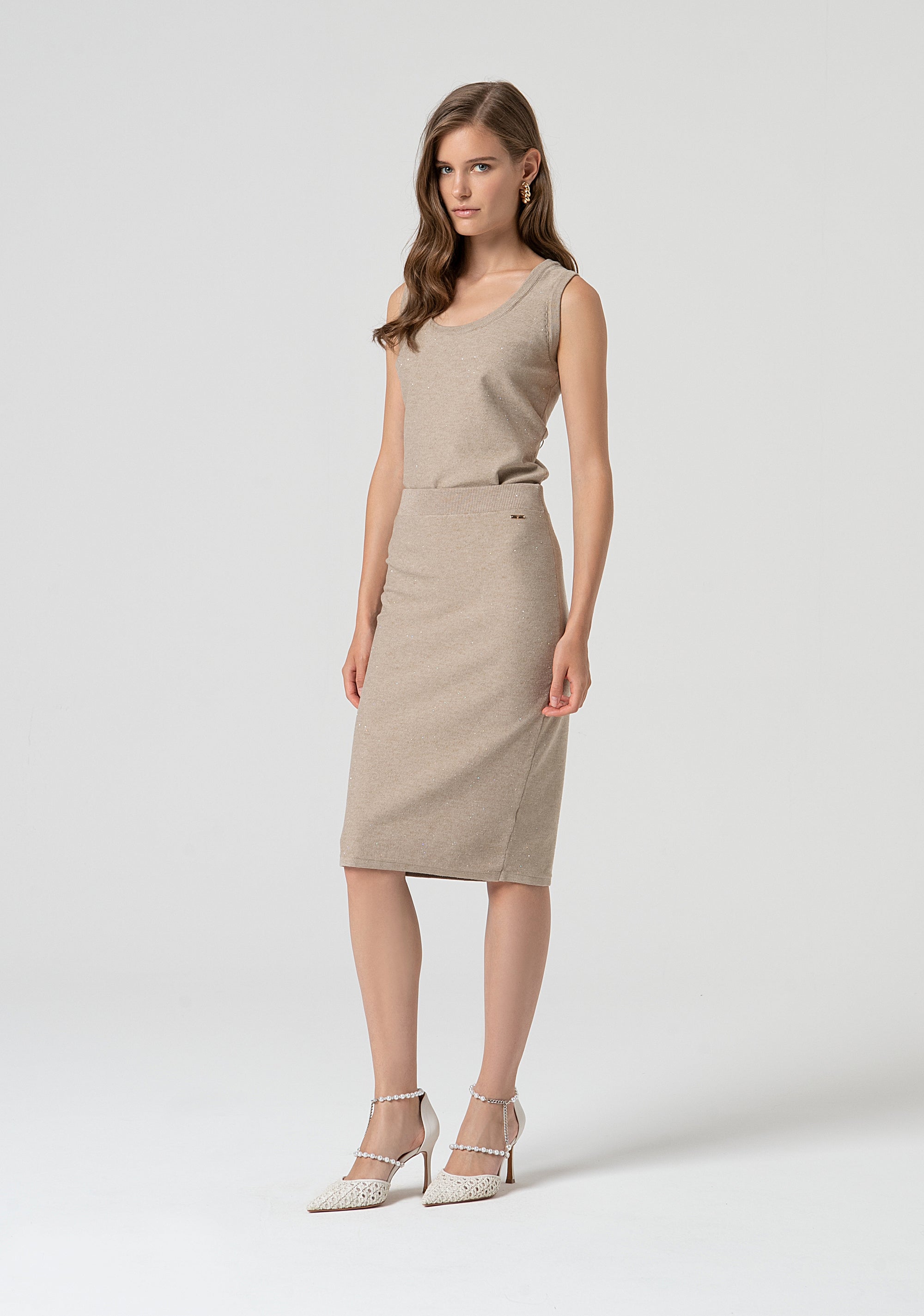 Gonna slim in maglia FS25SG4004K501J5-050 Fracomina