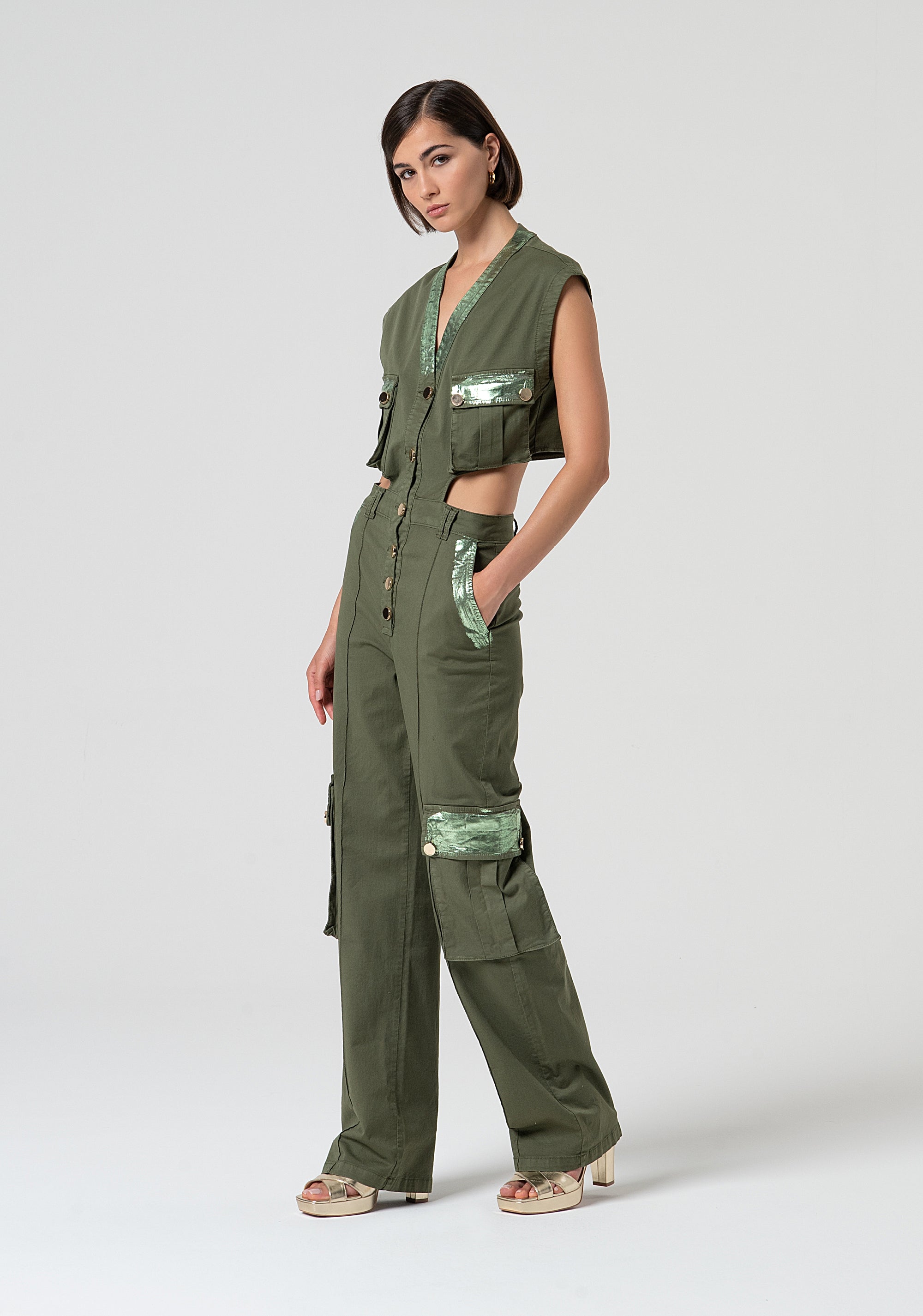 Tuta regular in cotone FS25SO2002W52301-206 Fracomina