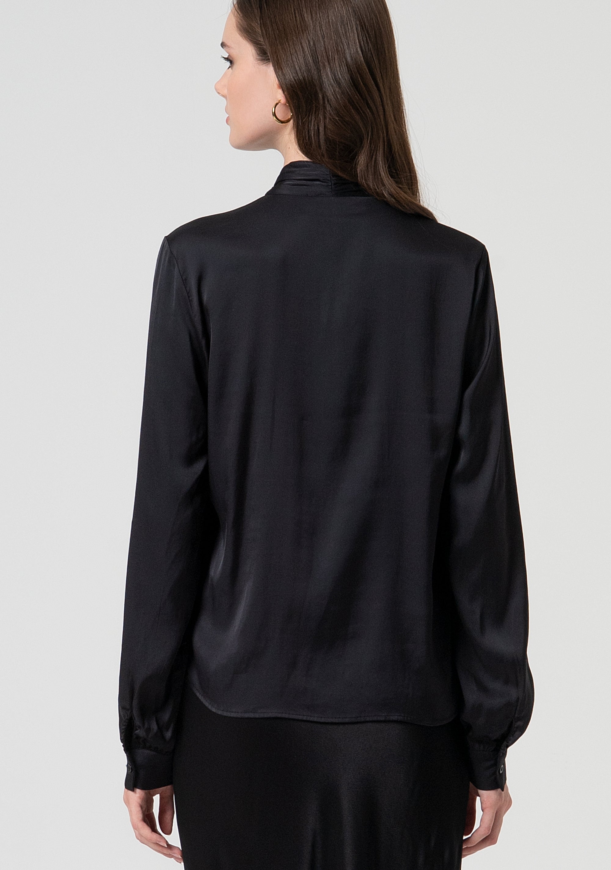 Blusa regular in raso FS25ST1001W73201-053 Fracomina