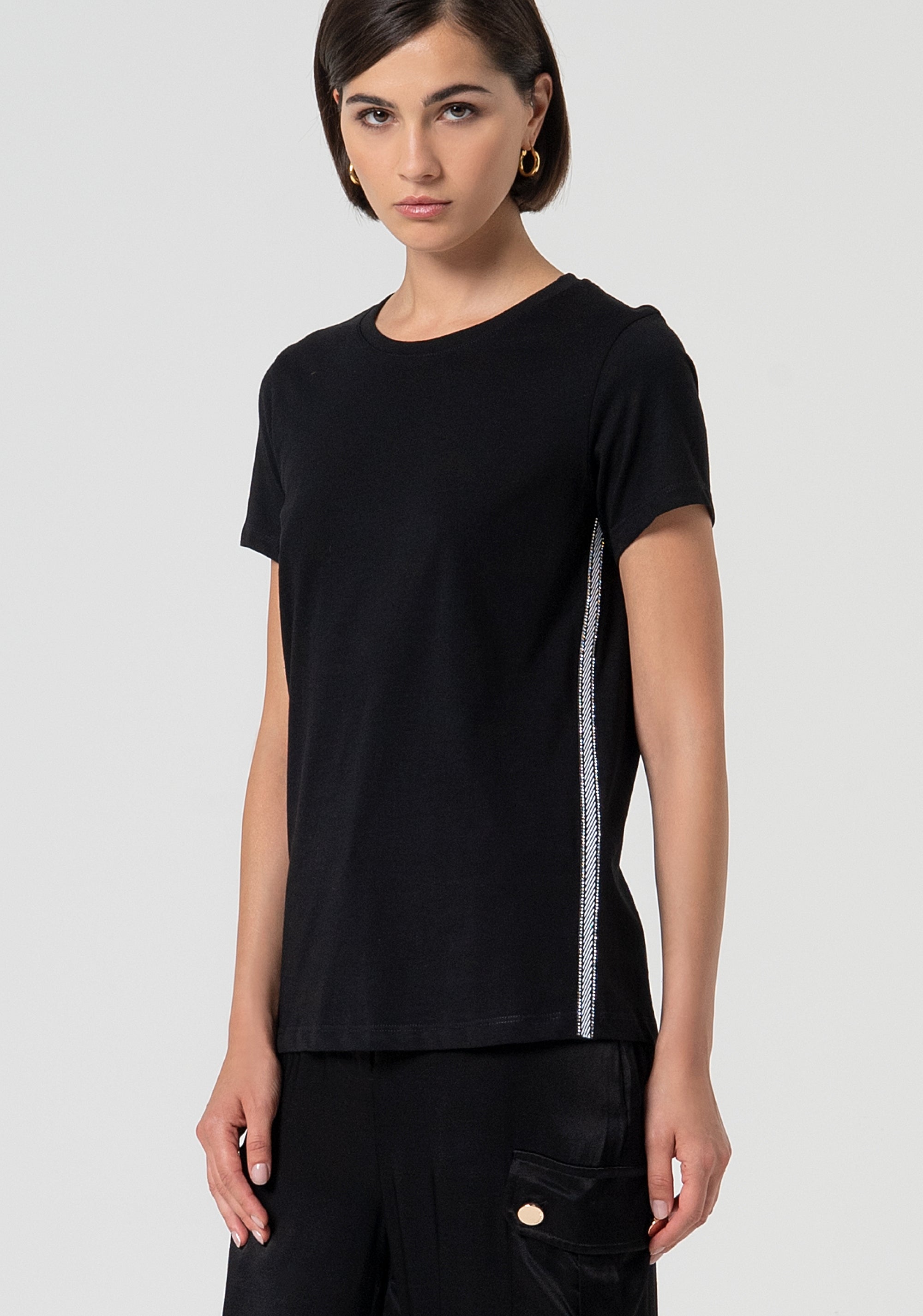 T-shirt regular in jersey di cotone FS25ST3002J400G5-053 Fracomina