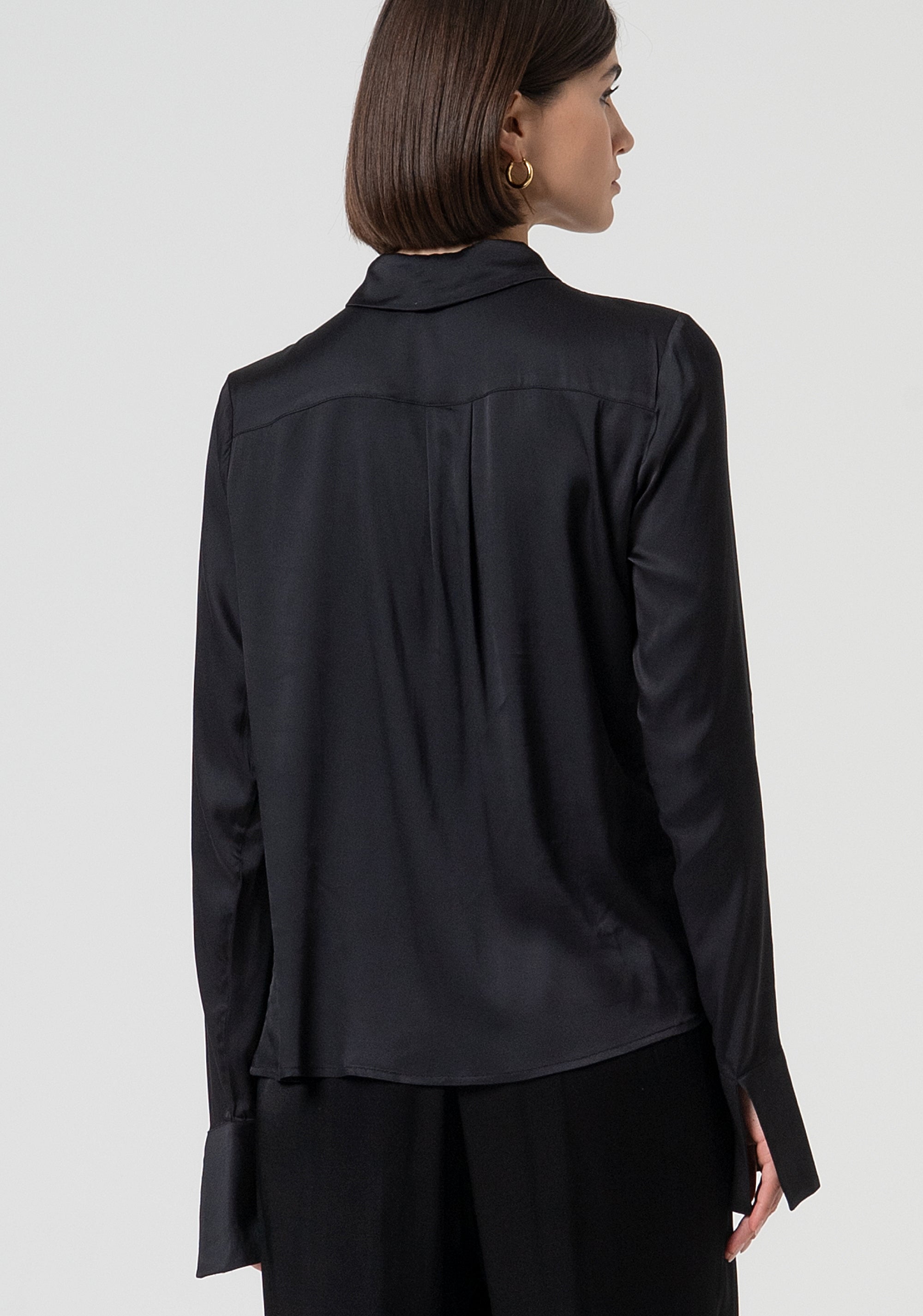 Camicia regular in raso FS25ST6007W73201-053 Fracomina