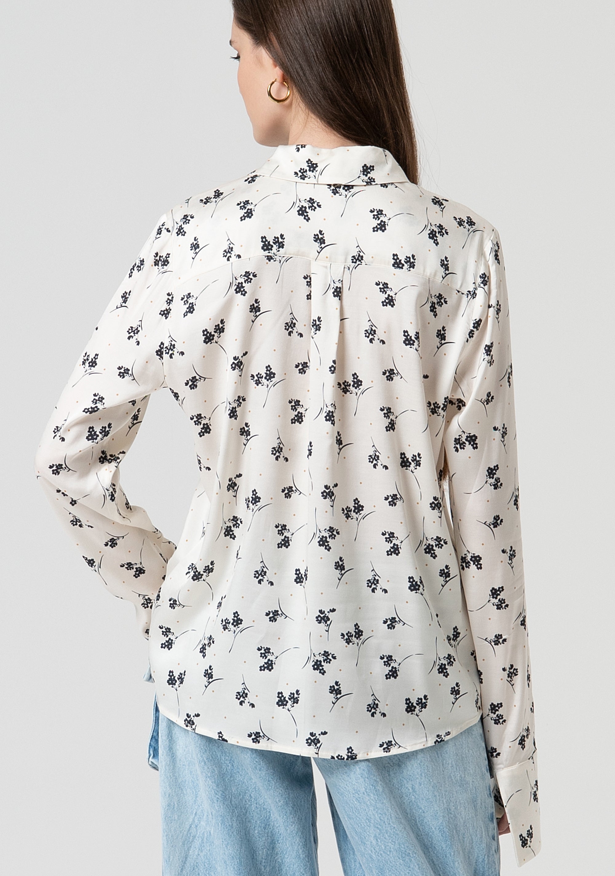 Camicia regular in fantasia floreale FS25ST6007W732T8-324 Fracomina
