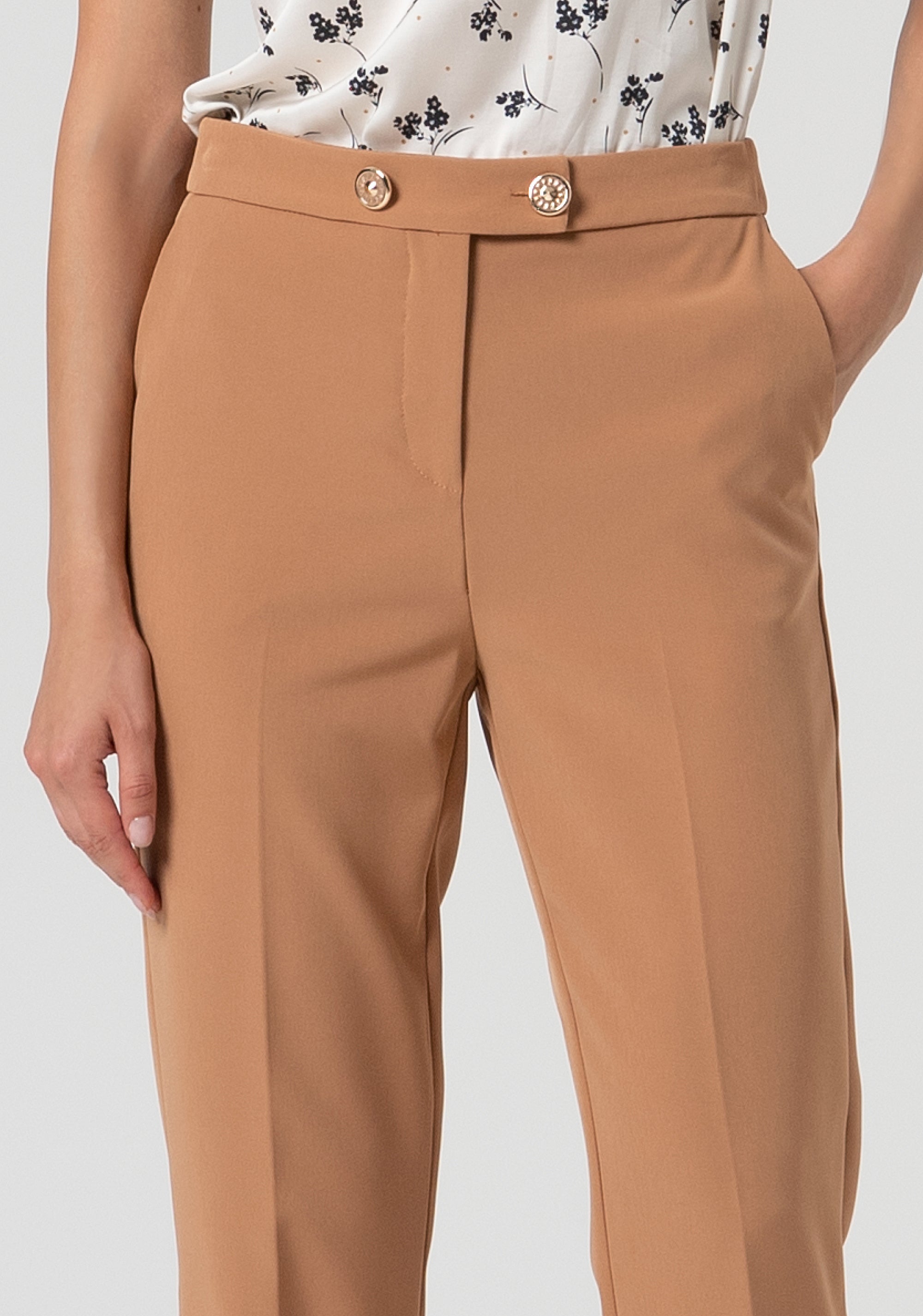 Pantalone linea dritta con vita regolare FS25SV2002W42901-E11 Fracomina