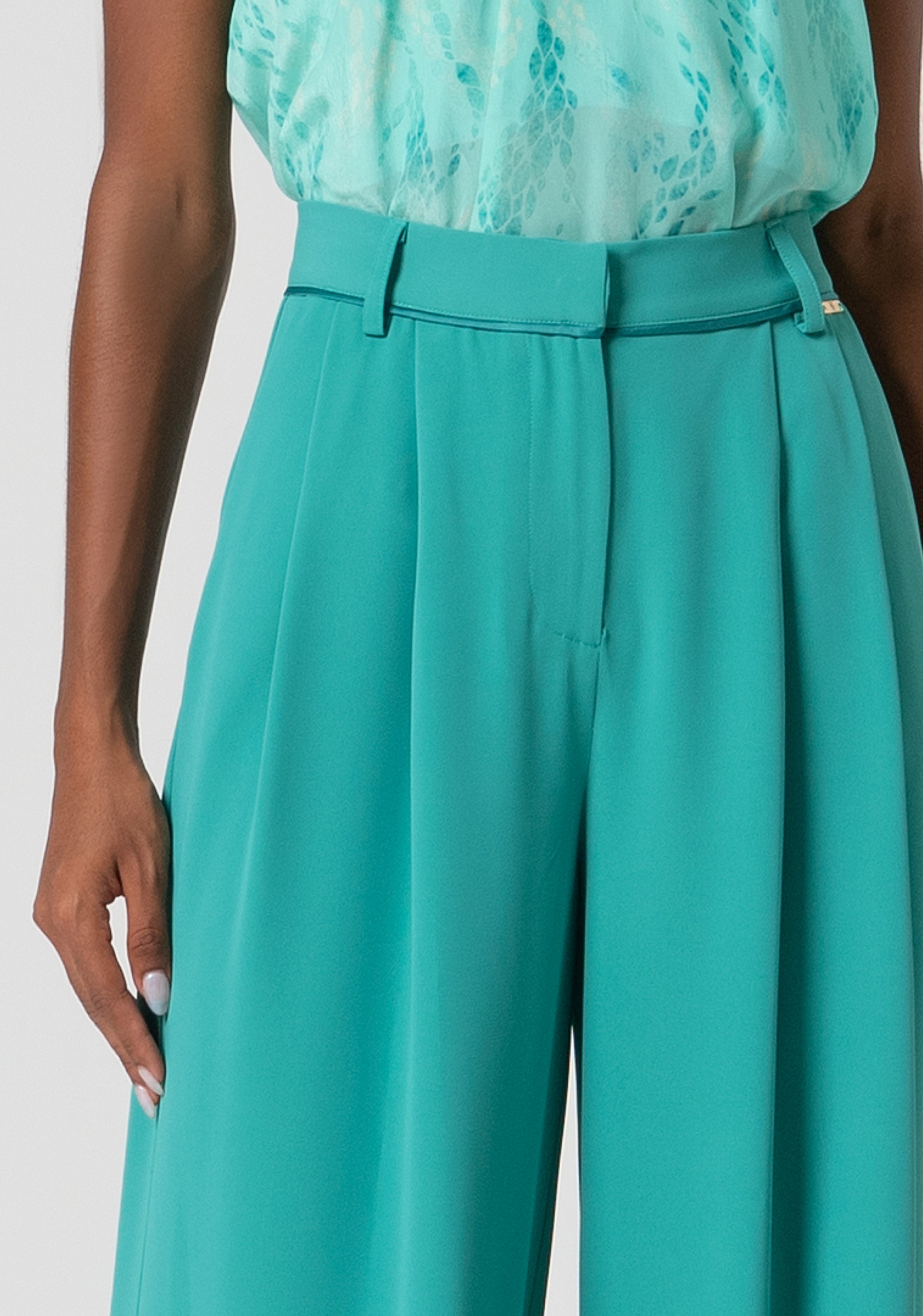 Pantalone a palazzo con vita regolare FS25SV3012W47601-T27 Fracomina