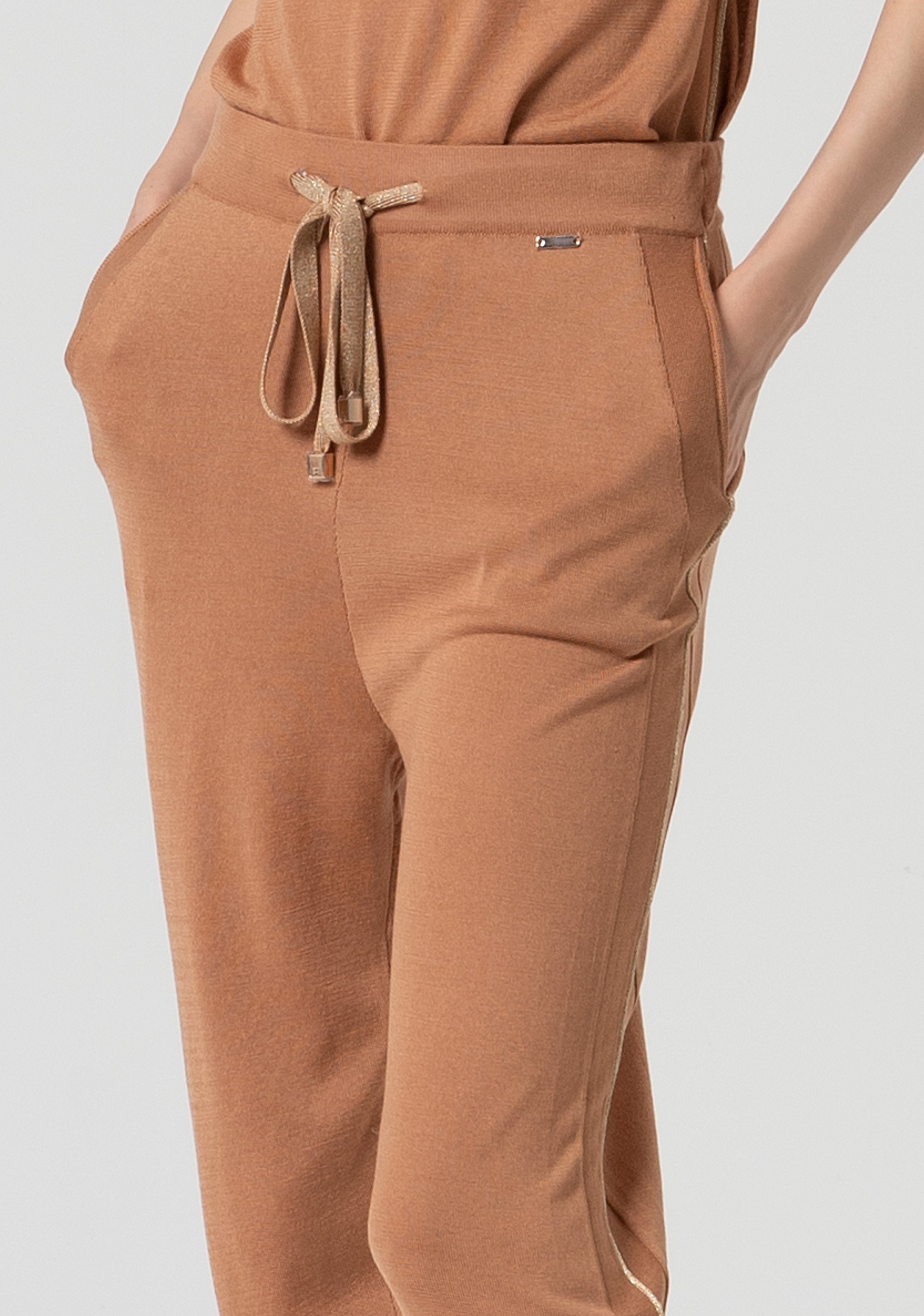 Pantalone jogger regular in maglia FS25SV7001K54701-E11 Fracomina
