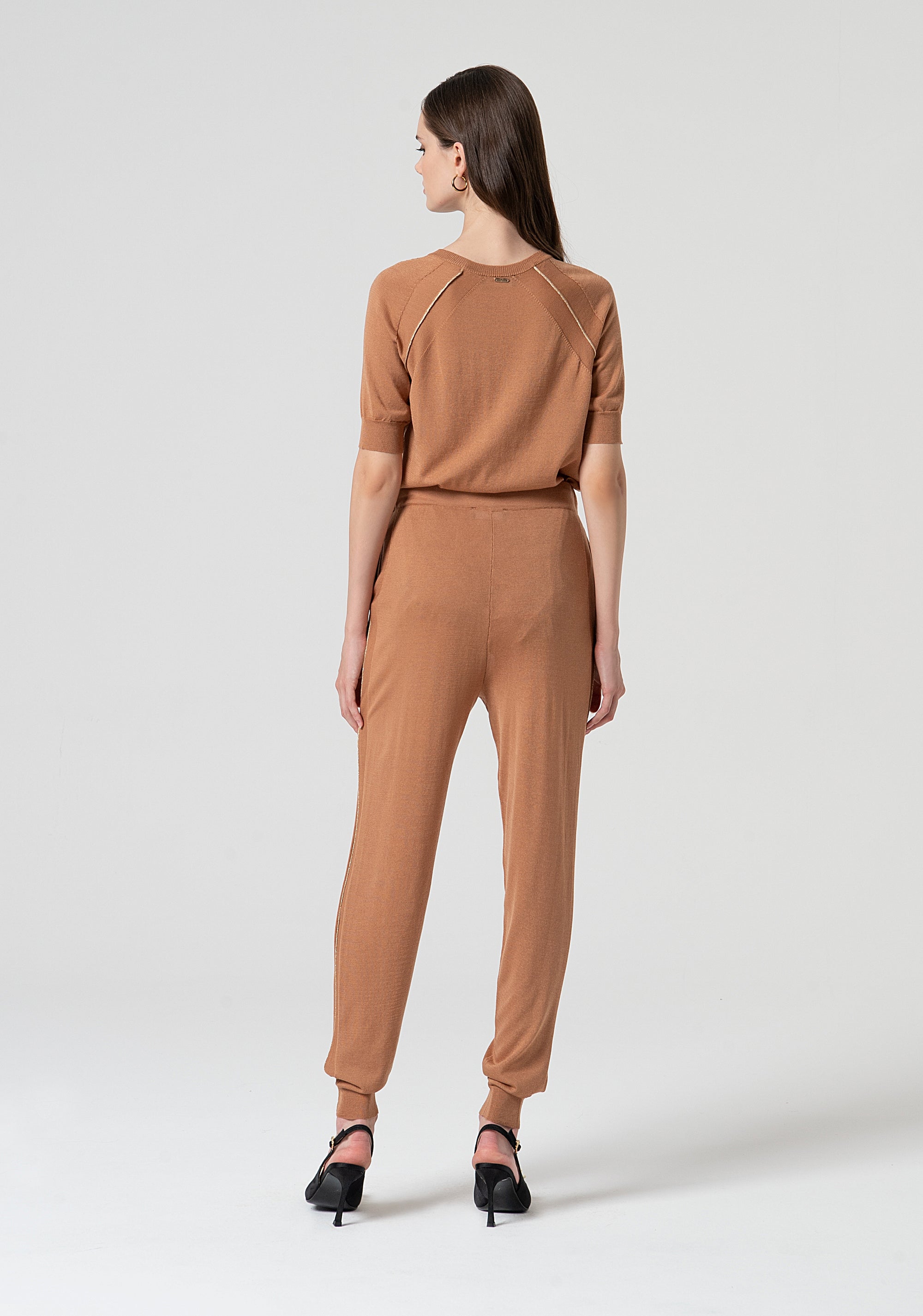 Pantalone jogger regular in maglia FS25SV7001K54701-E11 Fracomina