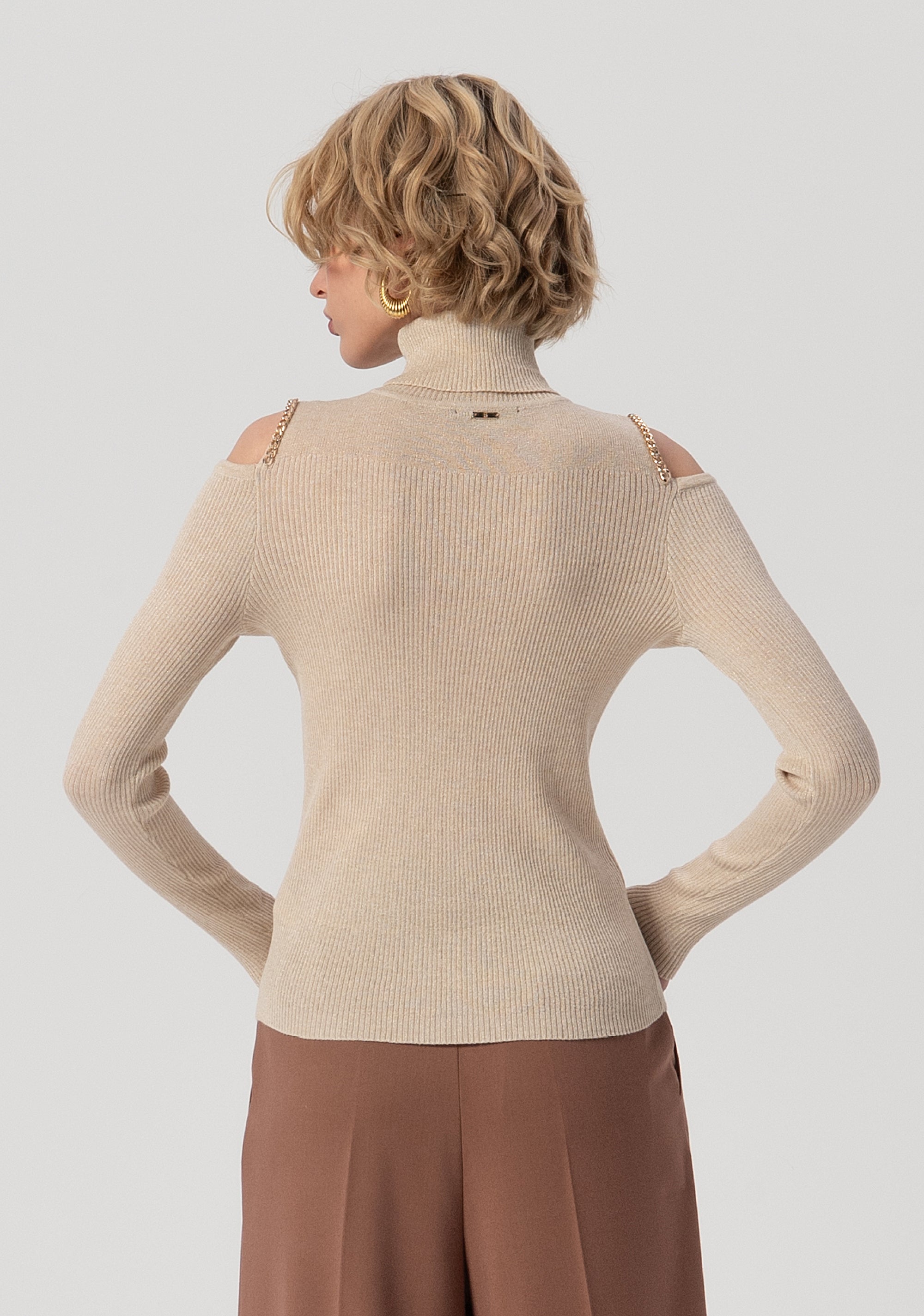 Maglia slim a coste FS25WT7020K559Q7-050 Fracomina