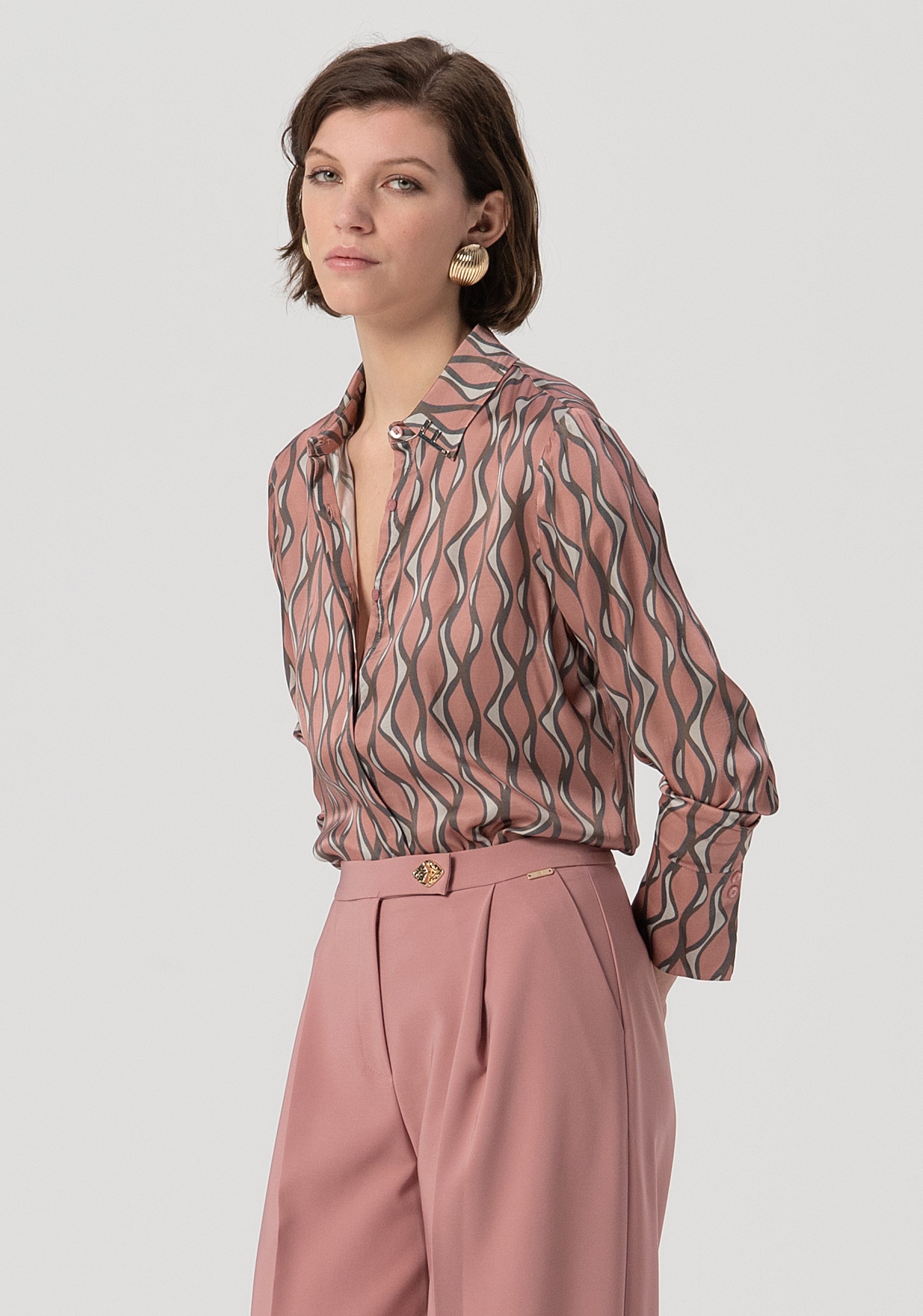Pantalone flare a palazzo FS25WV3012W42901-238 Fracomina