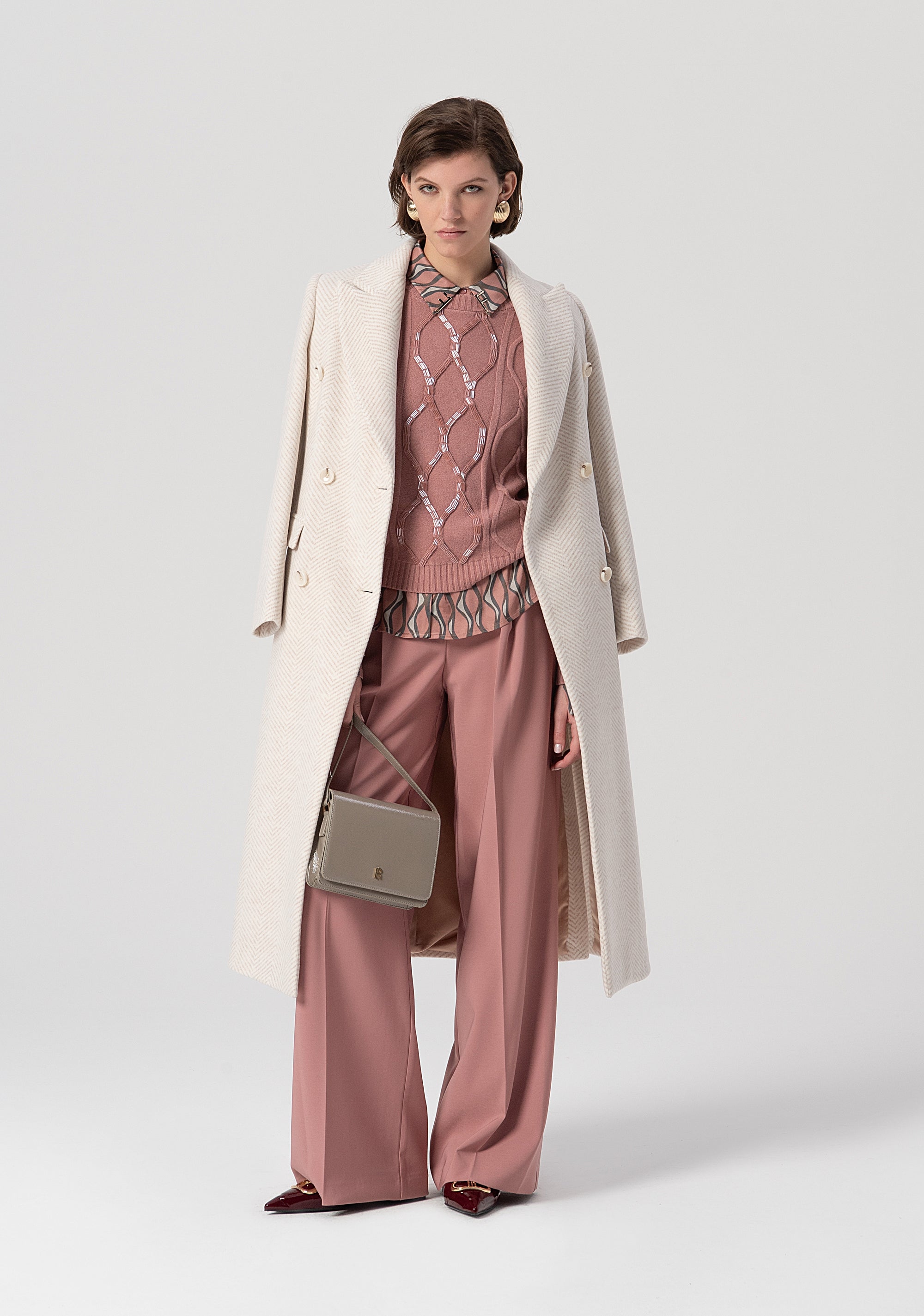 Pantalone flare a palazzo FS25WV3012W42901-238 Fracomina