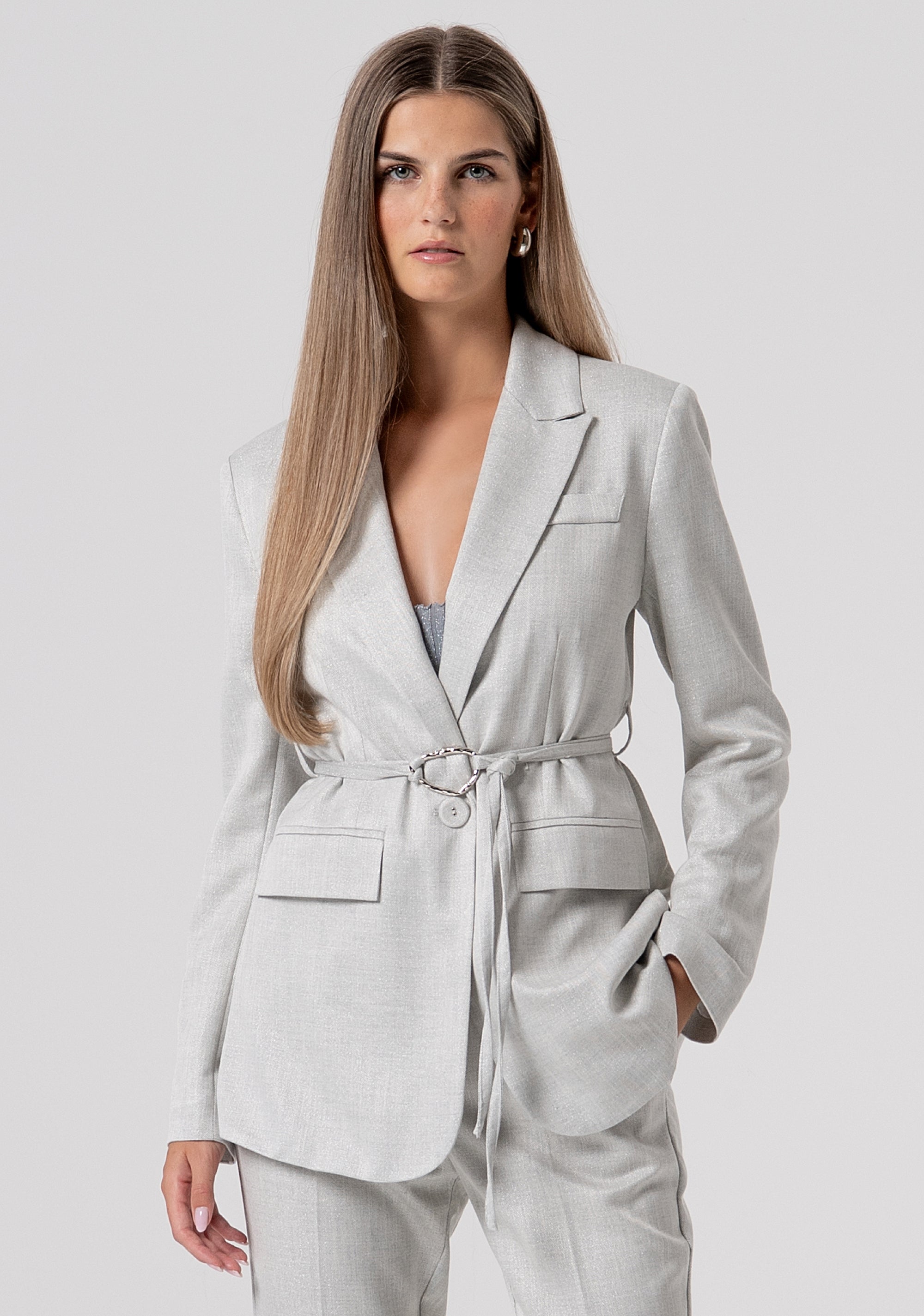 Blazer regular lungo monopetto FS26SJ3003W84501-179 Fracomina