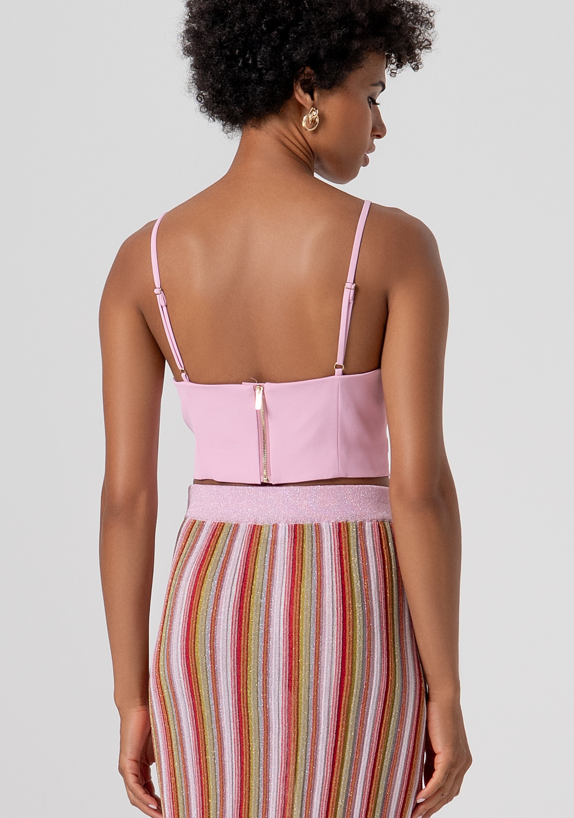 Top cropped modello bustier FS26ST2005W47601-226 Fracomina