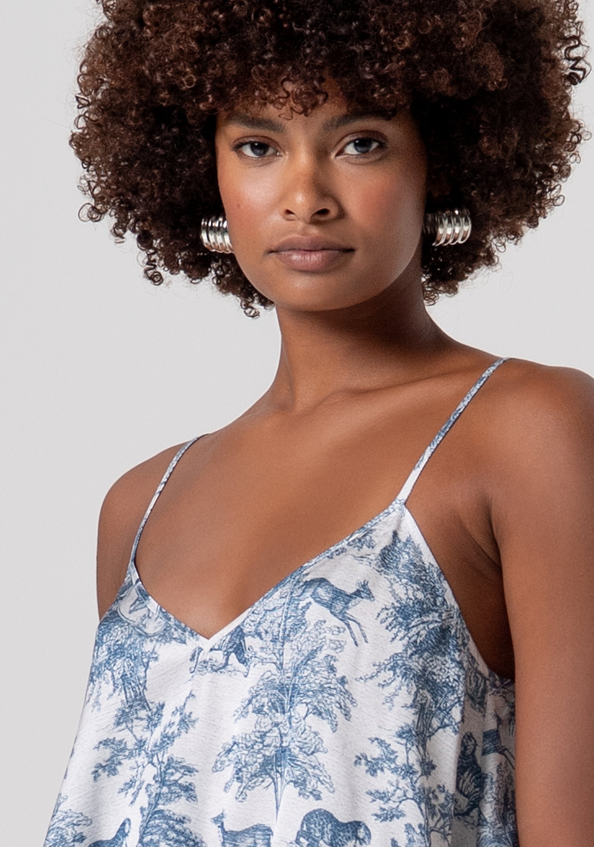 Top senza maniche in fantasia FS26ST2009W435K5-083 Fracomina