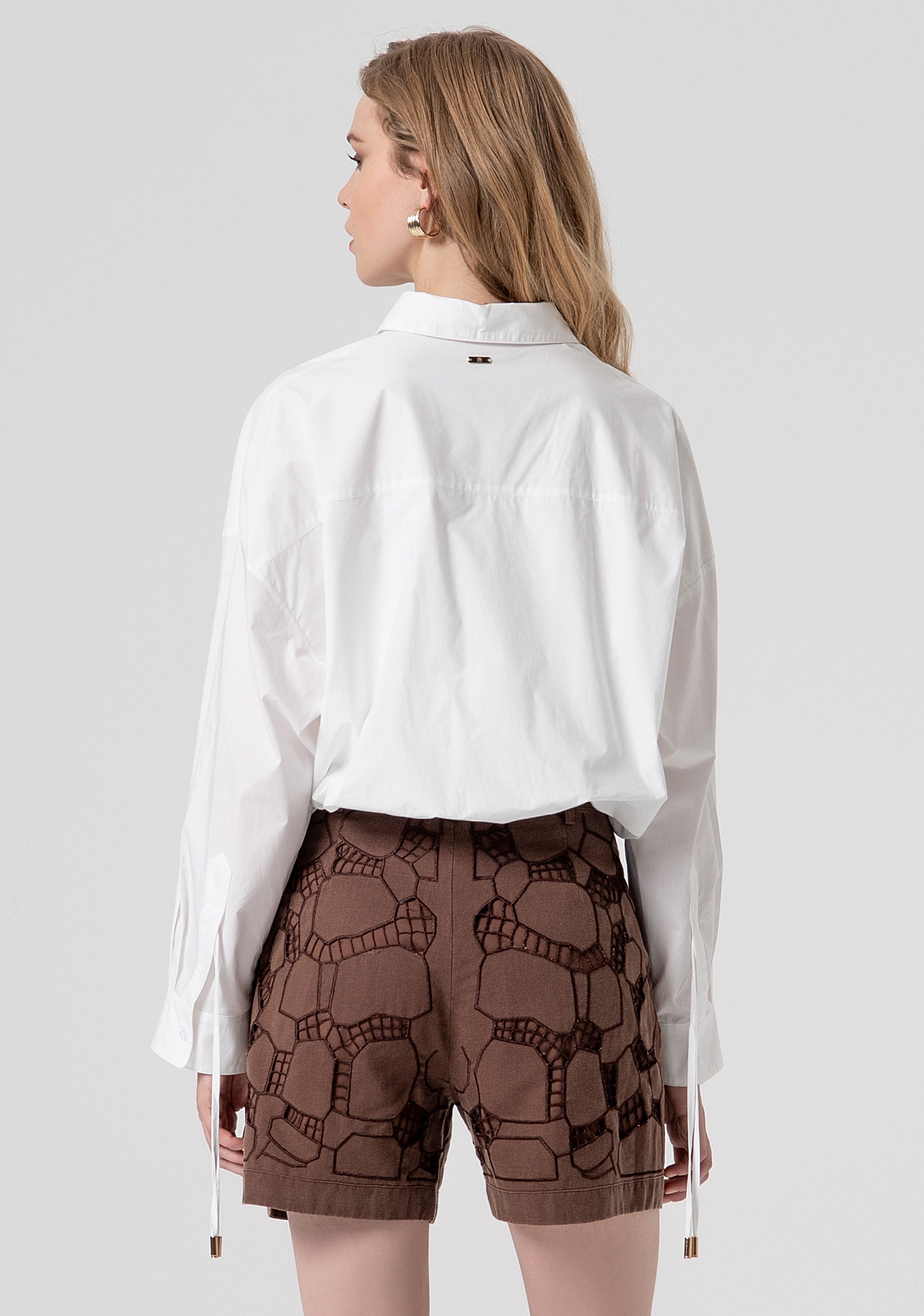 Camicia regular in popeline FS26ST6007W40001-278 Fracomina