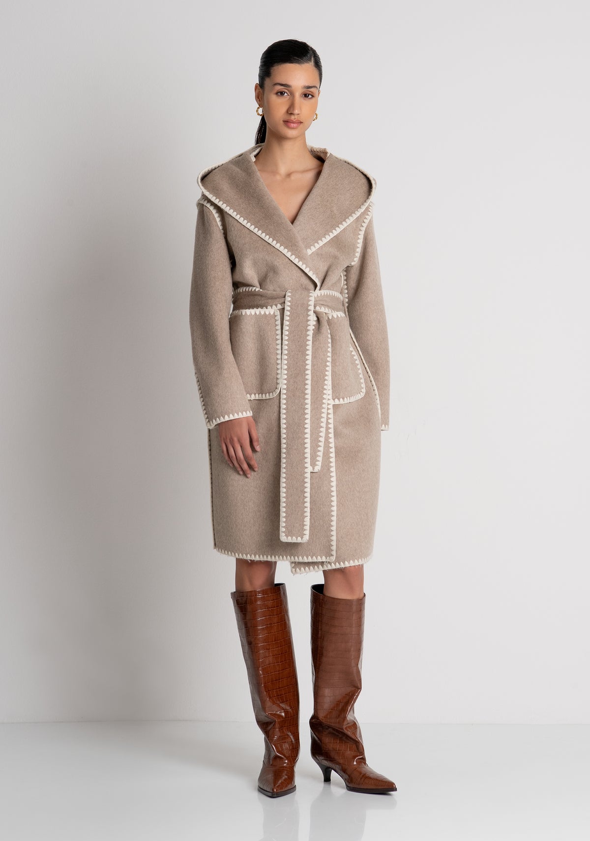 Cappotto regular lungo in lana FS26WC1007W75901 FRACOMINA