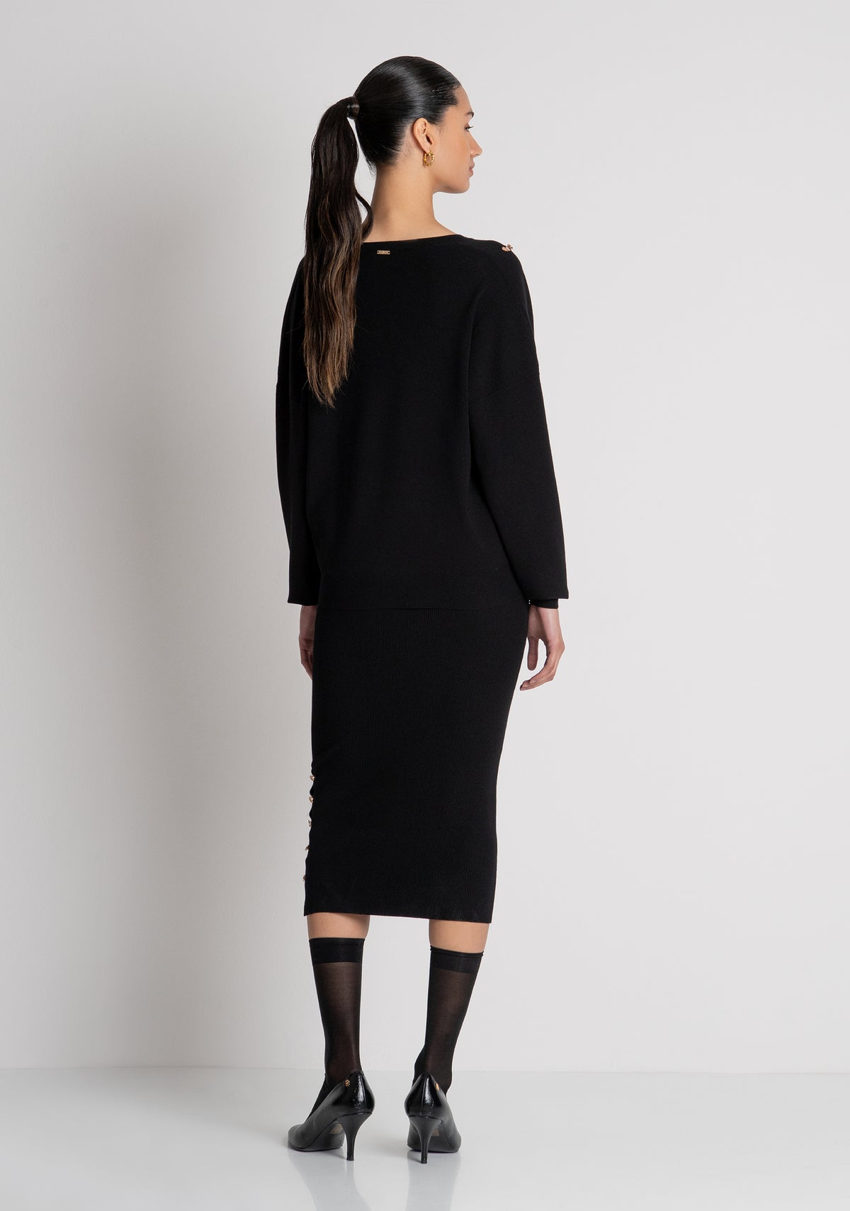 Gonna slim midi in maglia FS26WG4003K56501 FRACOMINA