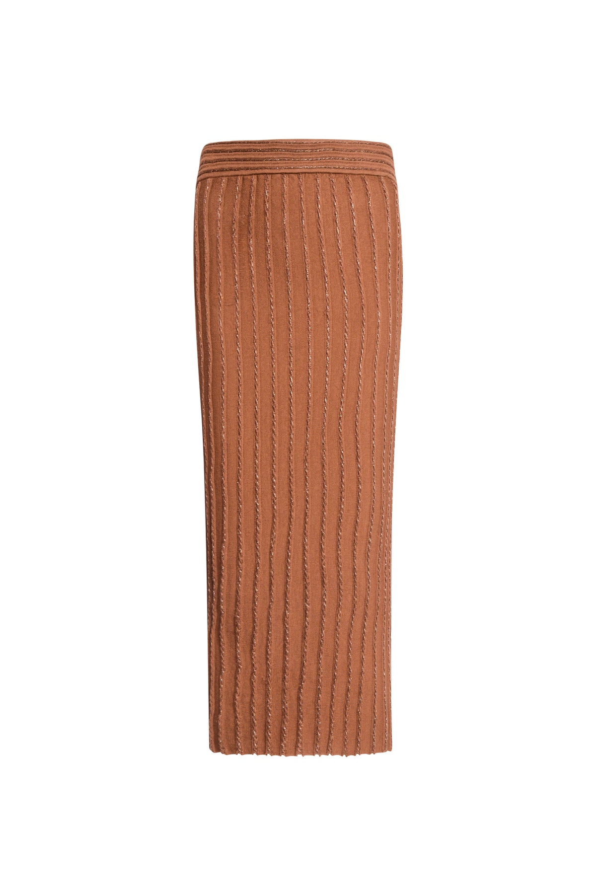 Gonna slim lunga in maglia con lurex FS26WG4007K459Q7-KL0 Fracomina